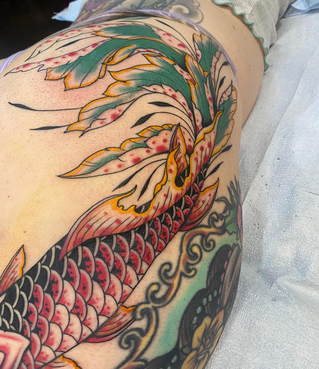 Tattoo by @_tommyboytattooer_ — japanese_irezumi, neo_traditional