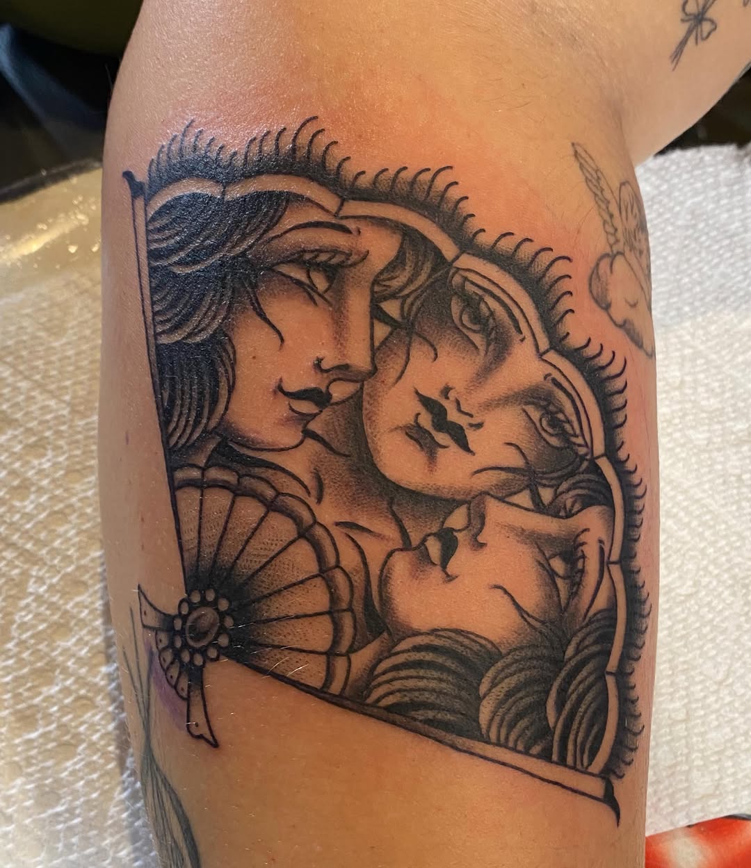 Tattoo by @_tommyboytattooer_ — american_traditional, black_and_grey