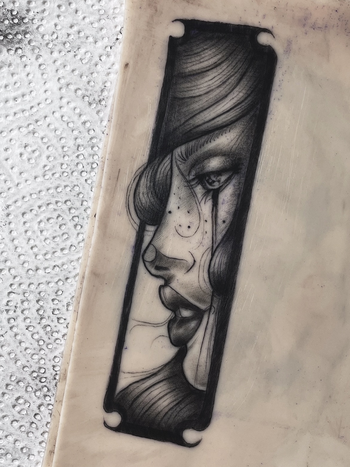 Tattoo by @amber_noir_tattoo — black_and_grey, realism