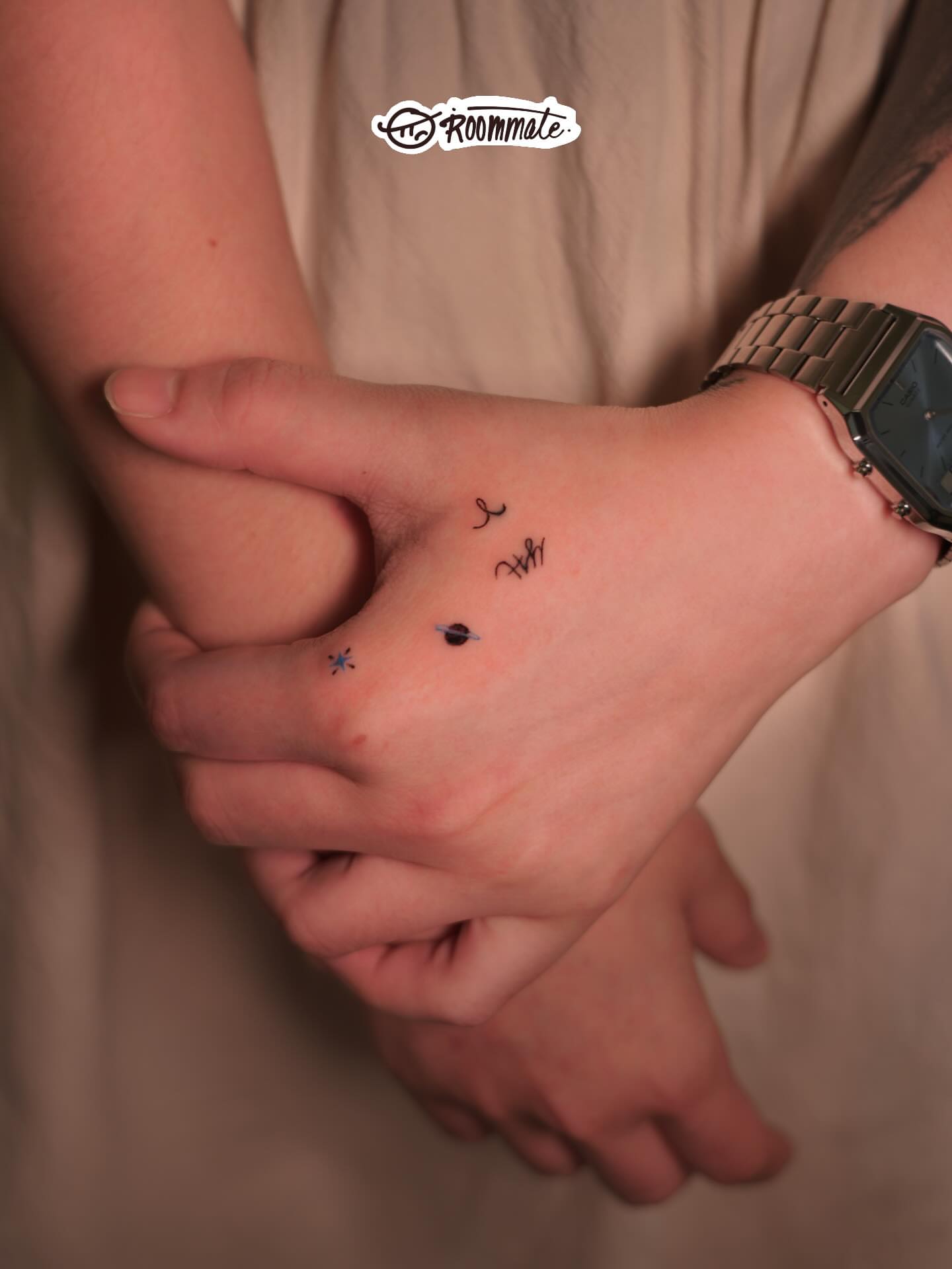 Tattoo by @roommate_tat — dotwork