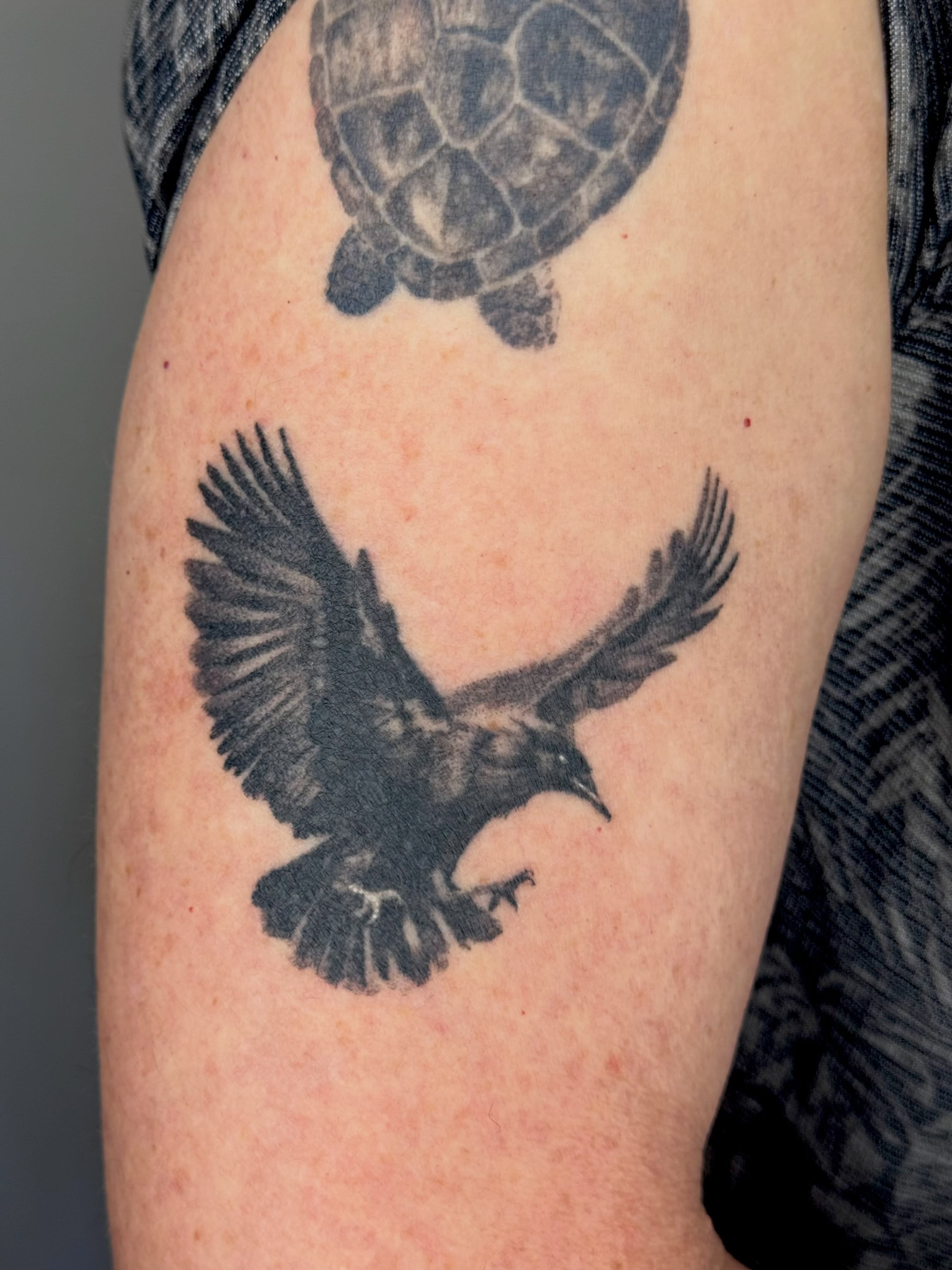 Tattoo by @yani.inkz — black_and_grey
