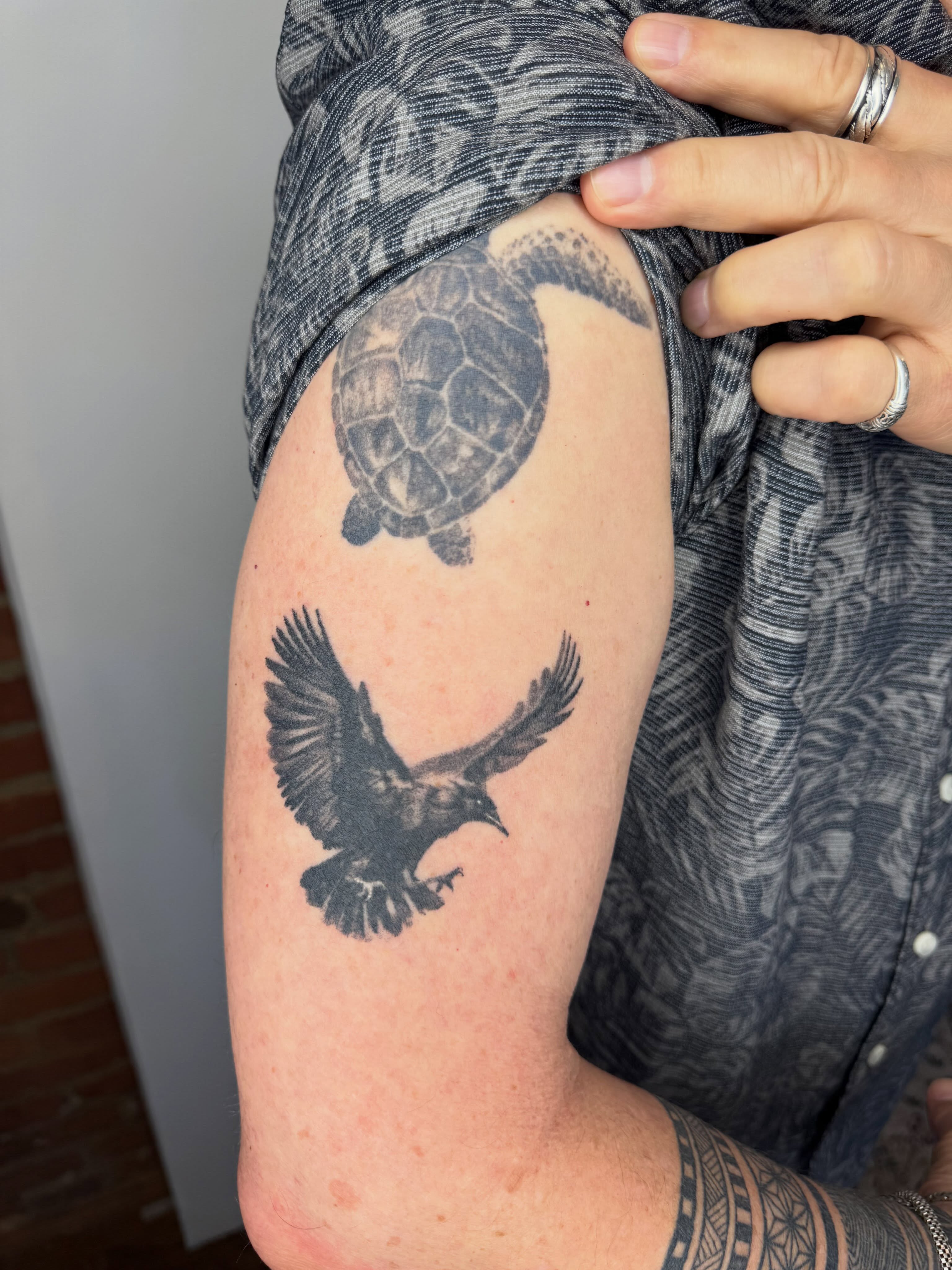 Tattoo by @yani.inkz — black_and_grey