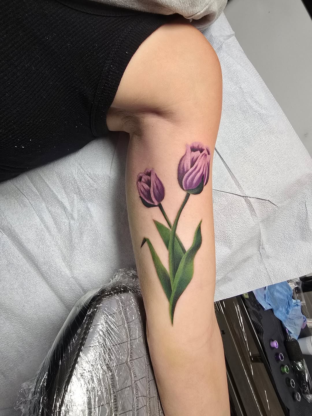 Tattoo by @karmakazeturtle — realism, fine_line