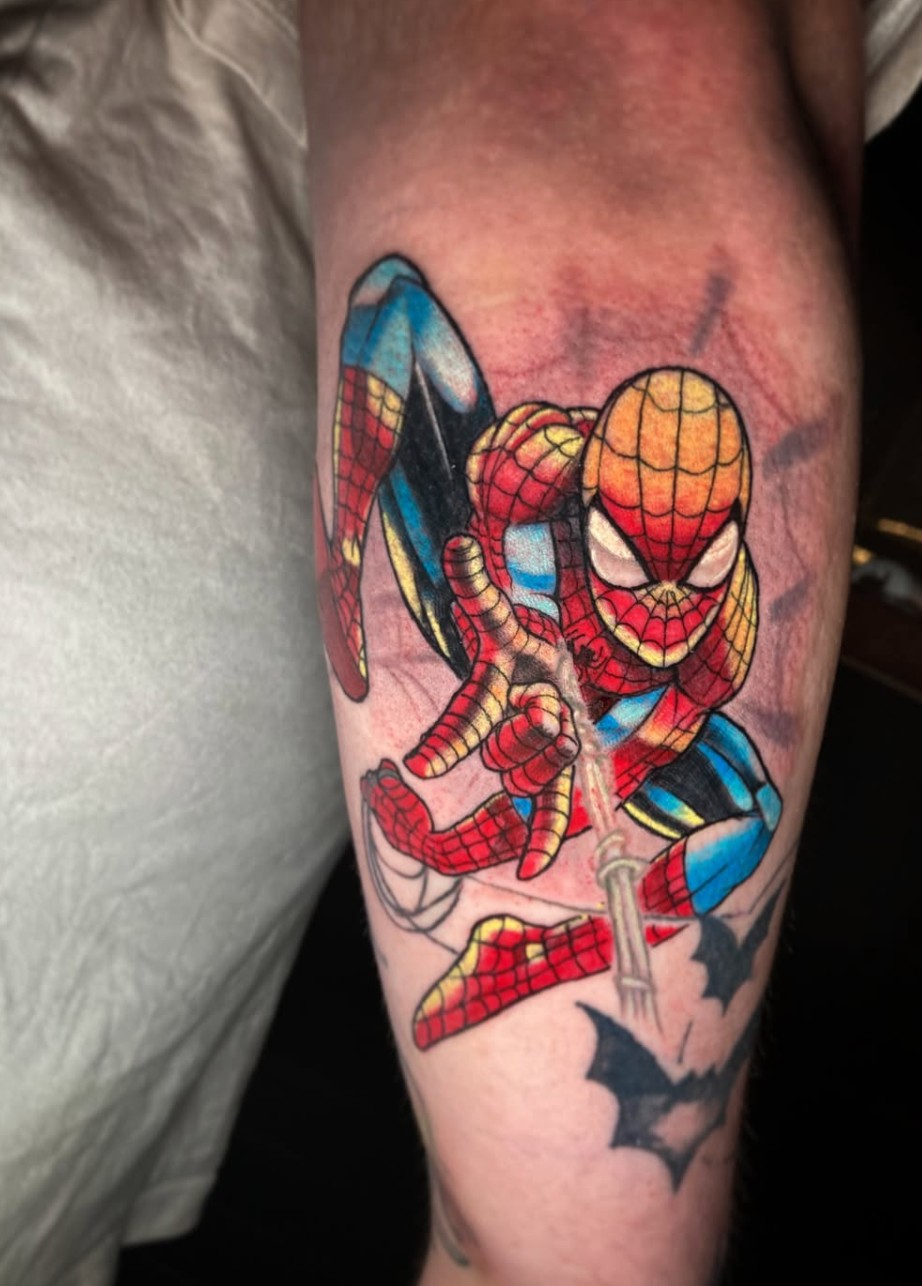 Tattoo by @haleboy.tattoos — new_school, anime