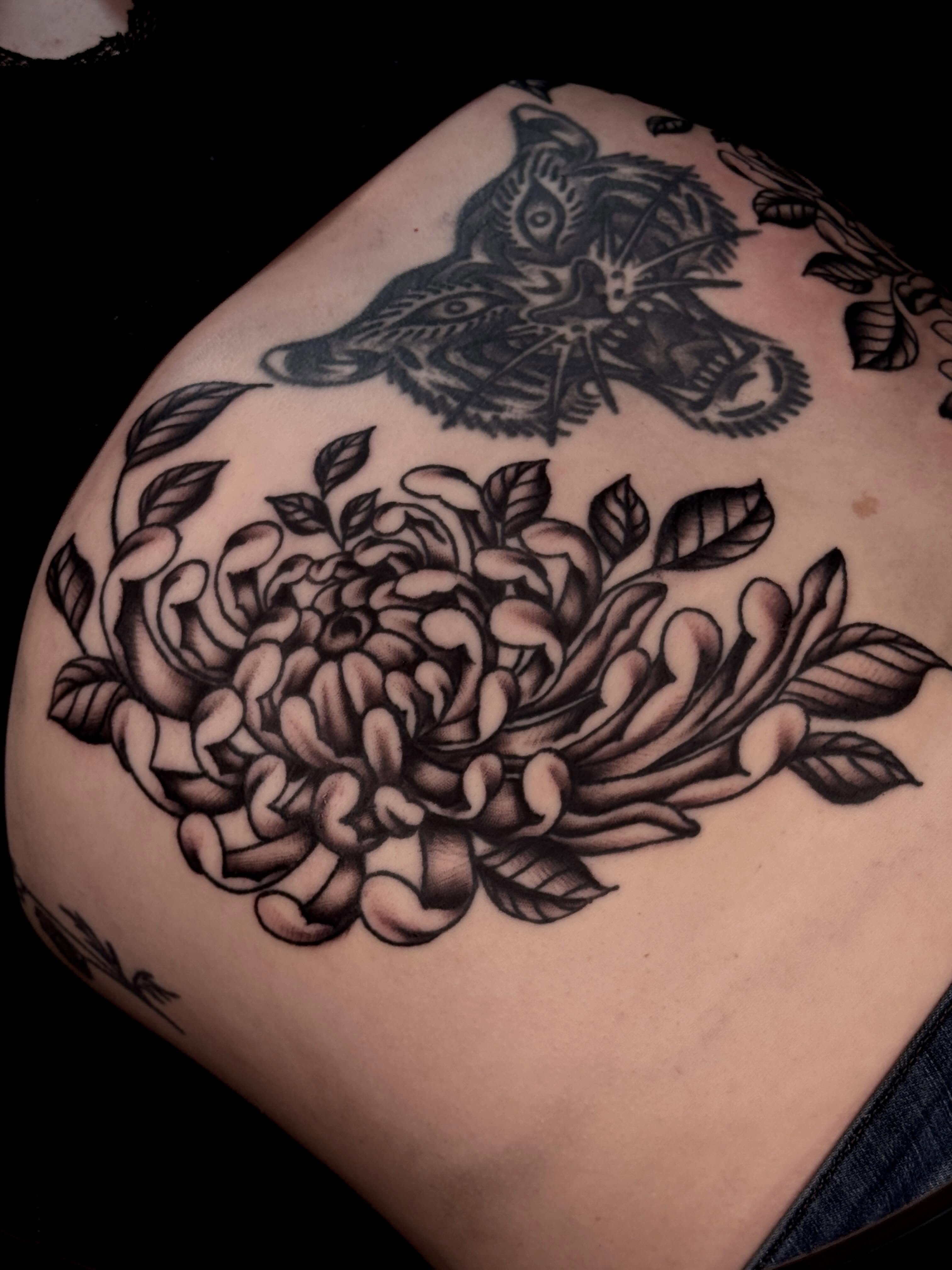Tattoo by @megnefcytattoo — black_and_grey