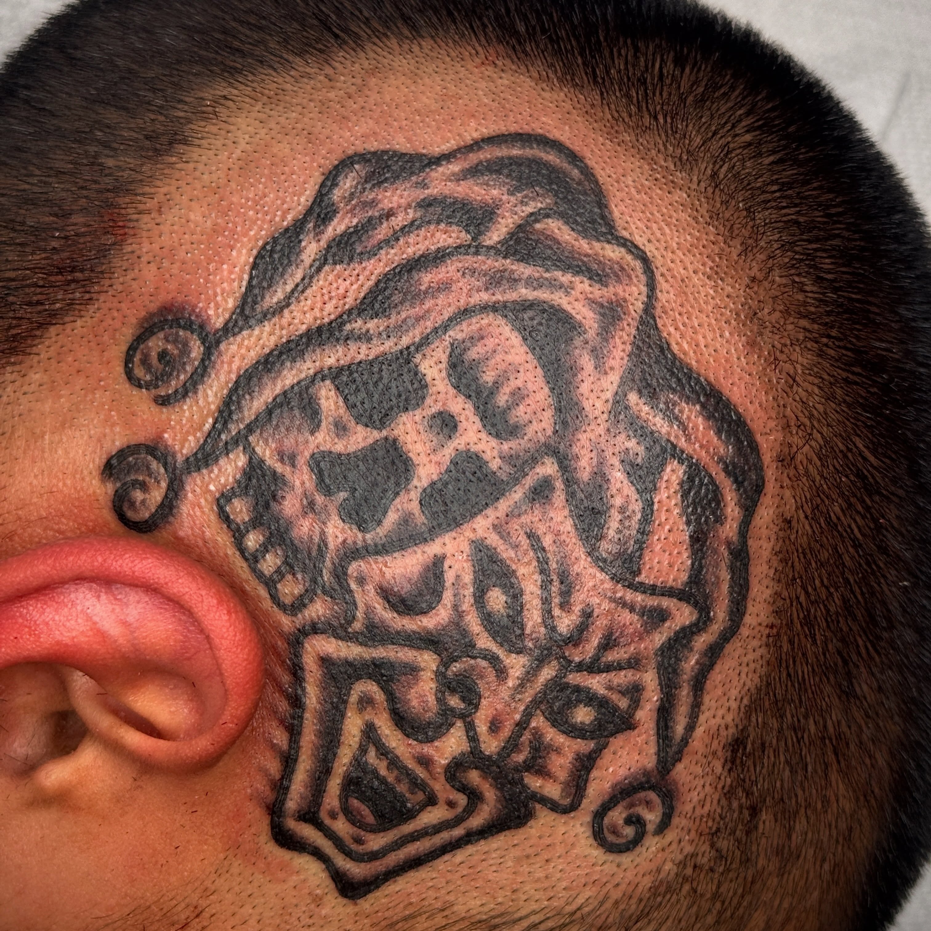 Tattoo by @trash.fires — black_and_grey