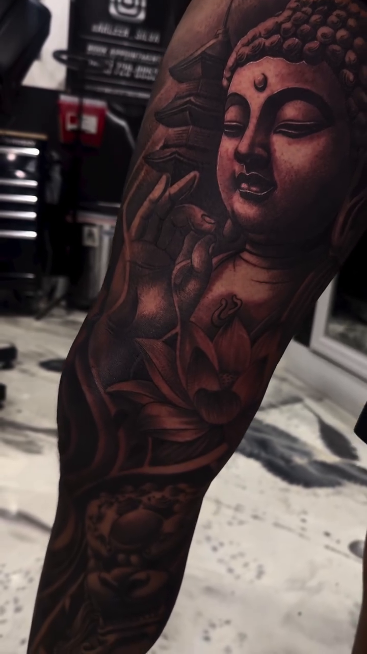 Tattoo by @mcballer___ — realism, black_and_grey