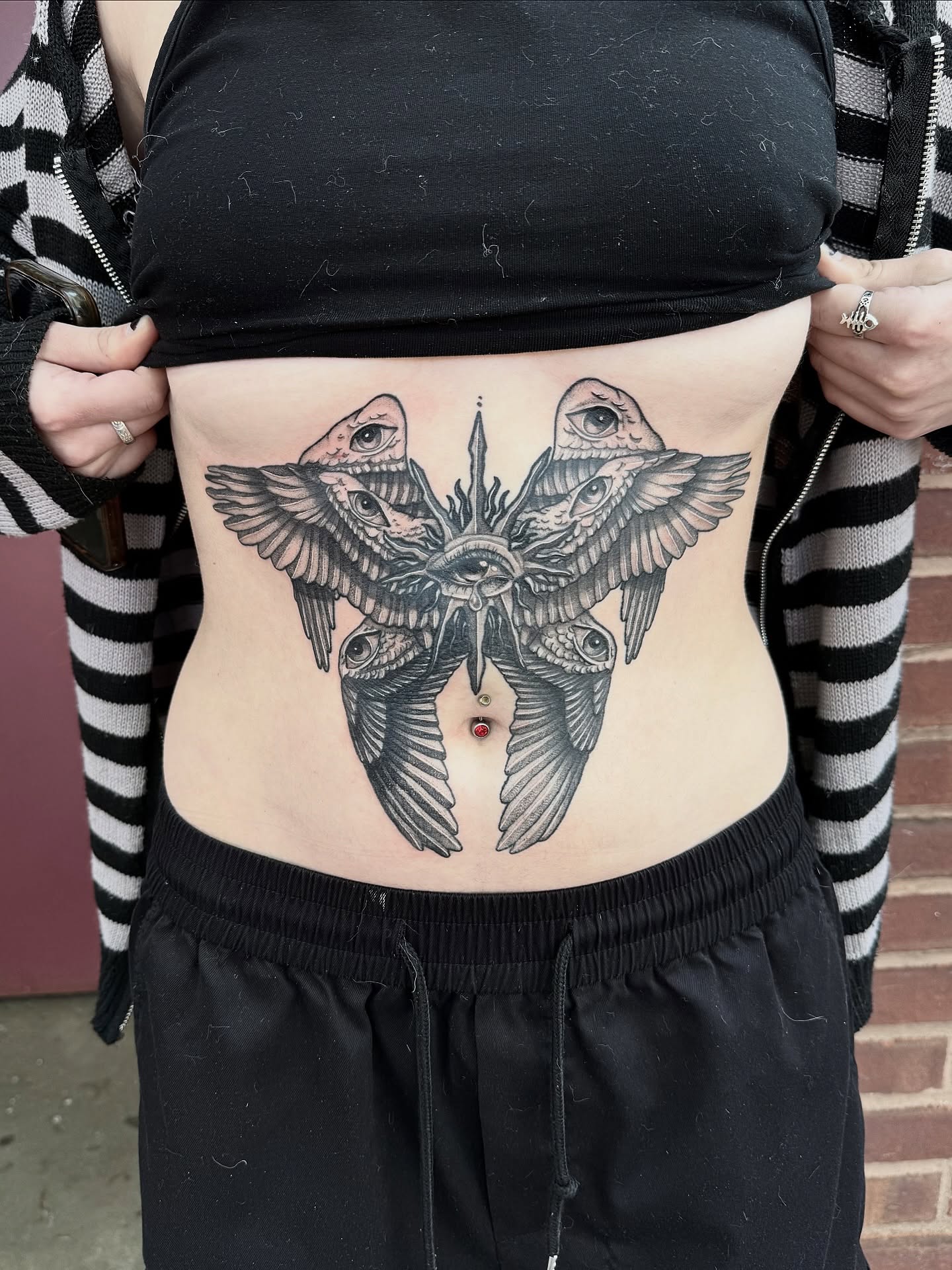 Tattoo by @db_atlas — black_and_grey