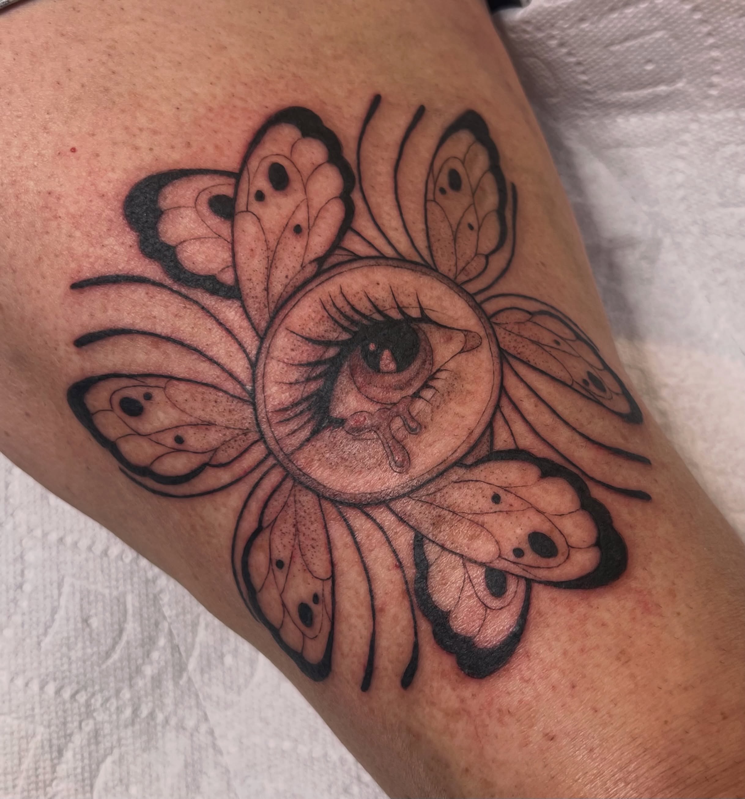 Tattoo by @hollytattoos__ — black_and_grey, realism