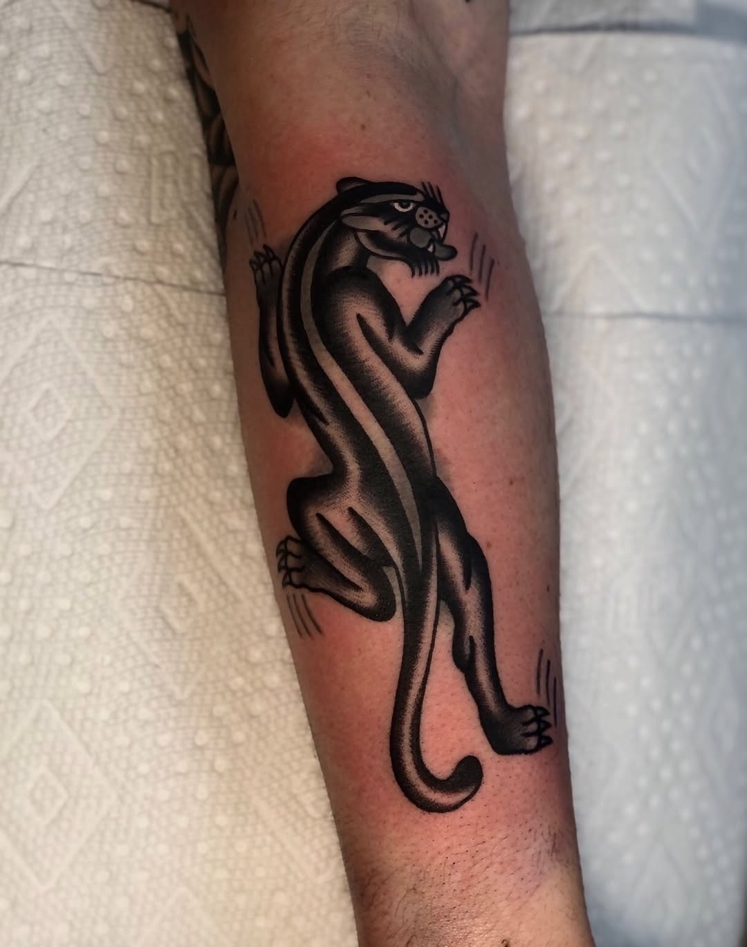 Tattoo by @badlittleyou โ american_traditional, black_and_grey