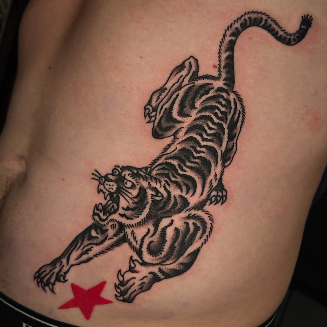 Tattoo by @iggy.tattoos — american_traditional, black_and_grey