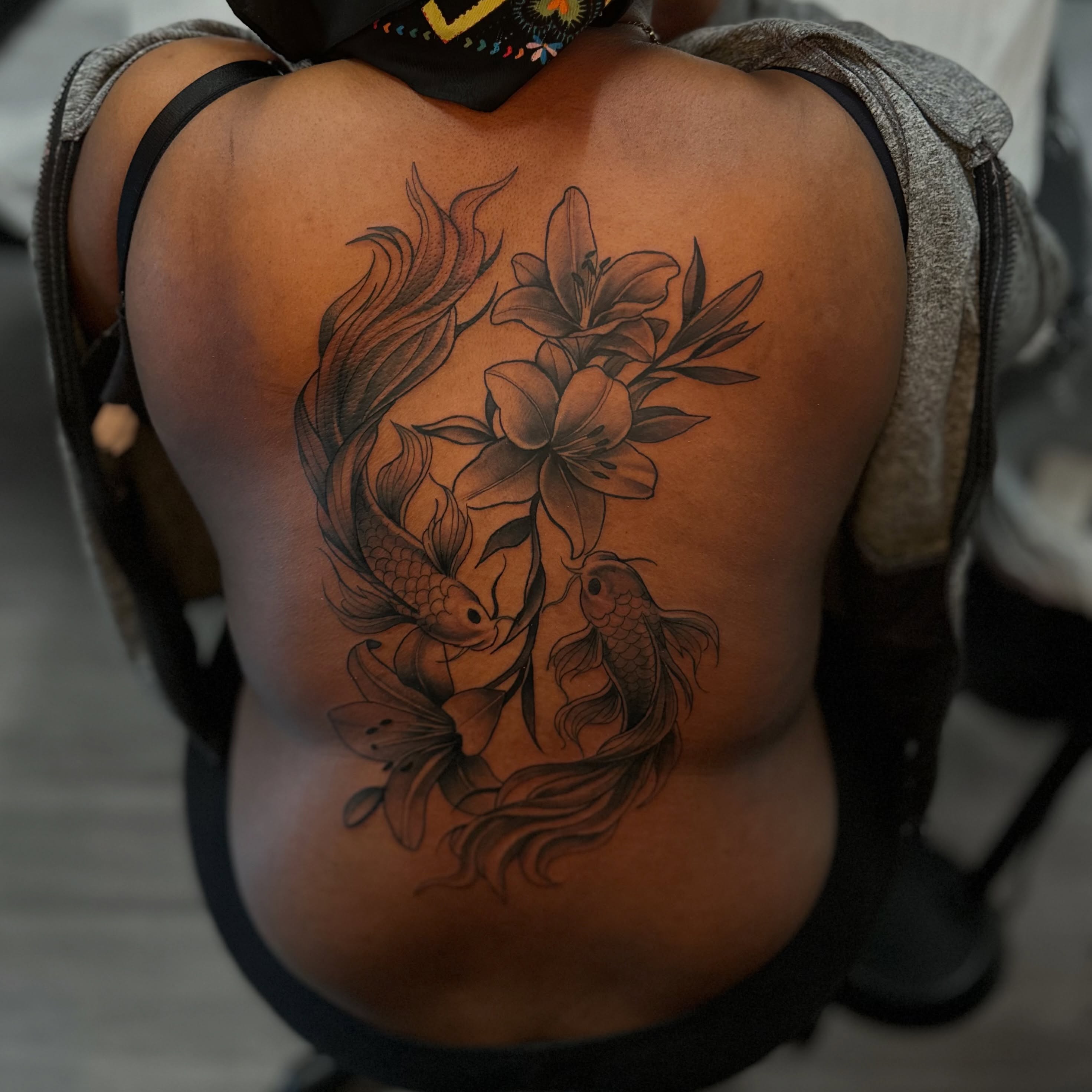 Tattoo by @tattoosbysinderella — black_and_grey, realism