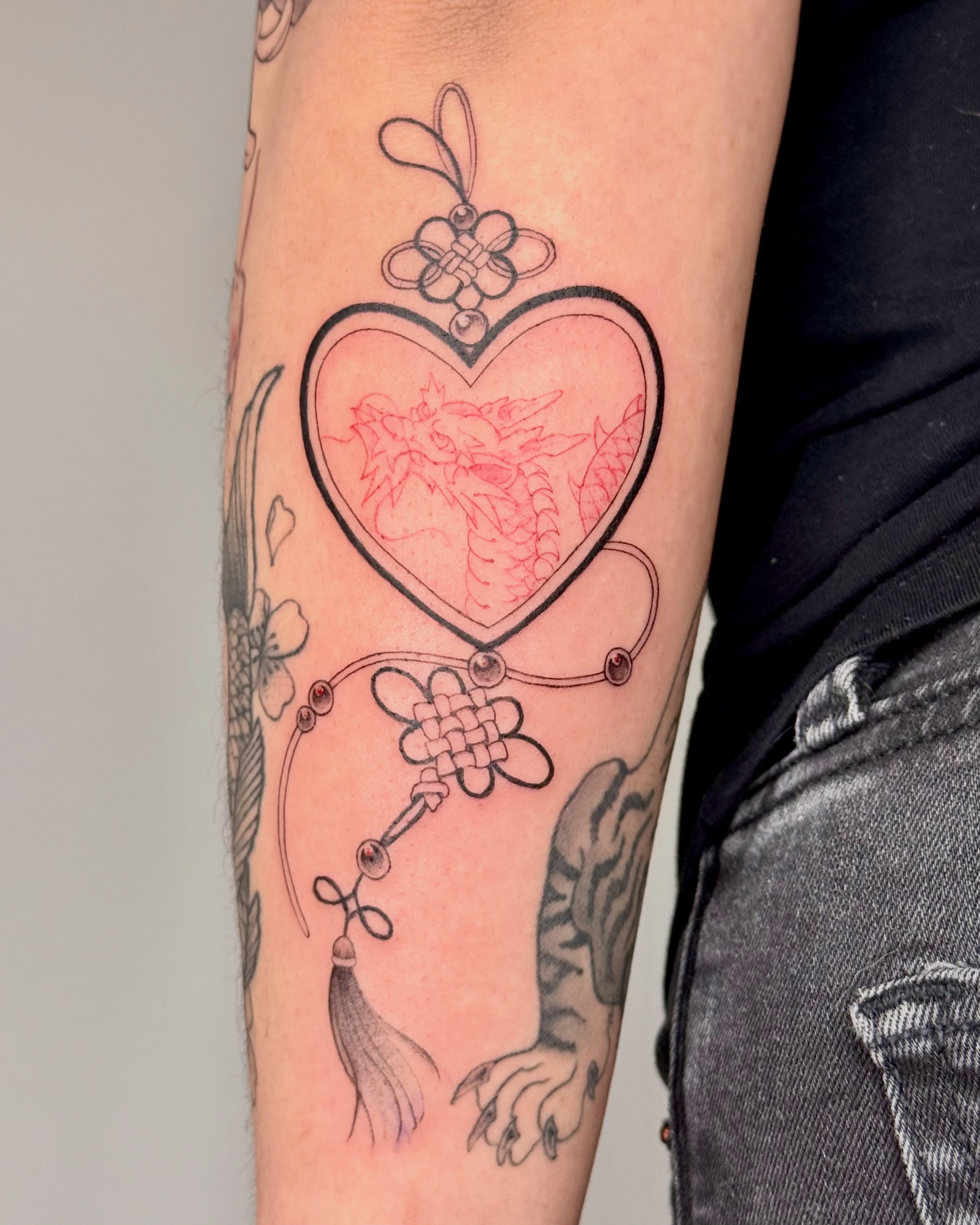 Tattoo by @suzycts — geometric, dotwork