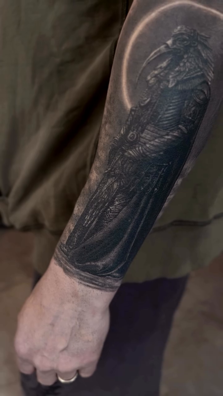 Tattoo by @etgaroak — dark_realism, black_and_grey