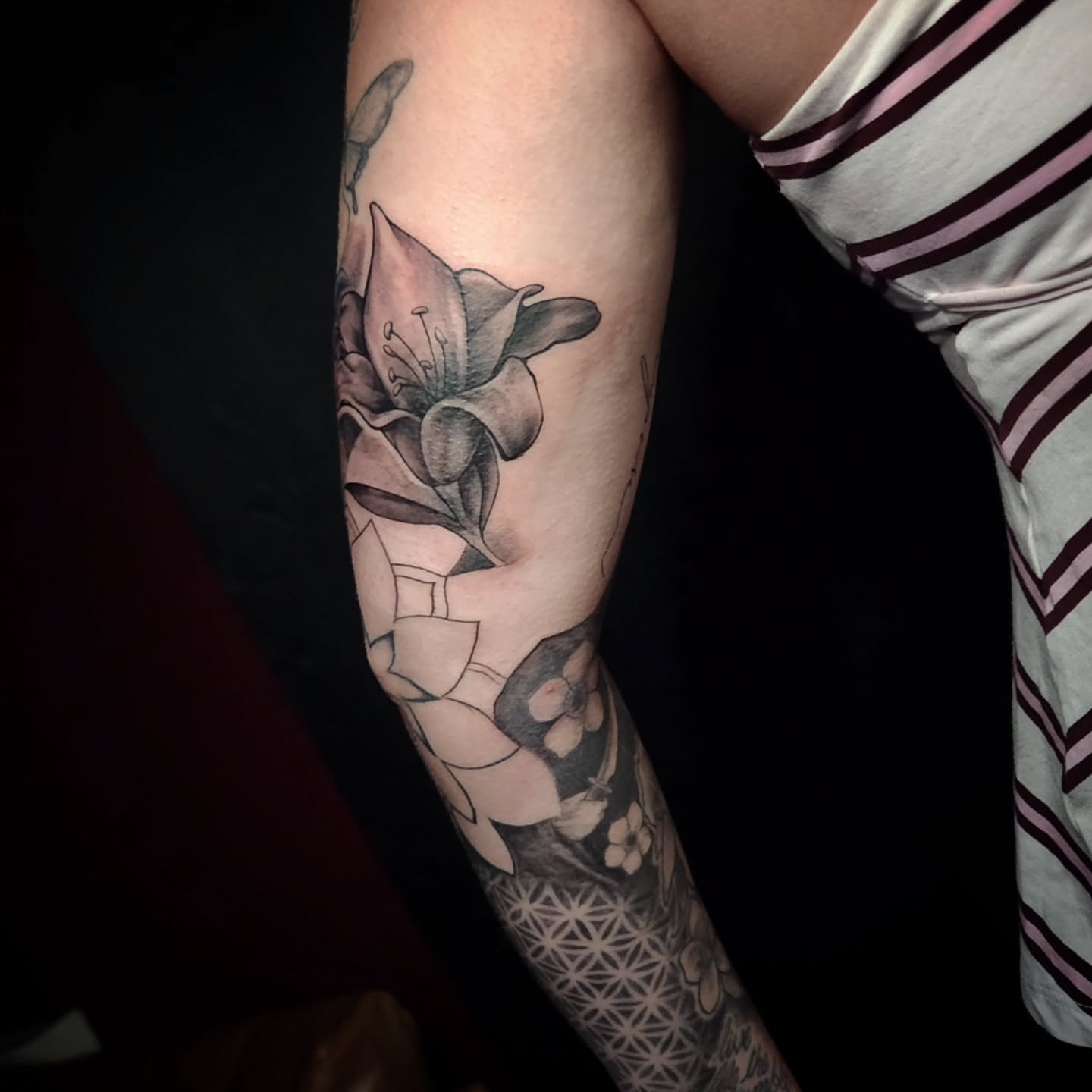 Tattoo by @arthurshail — black_and_grey, realism