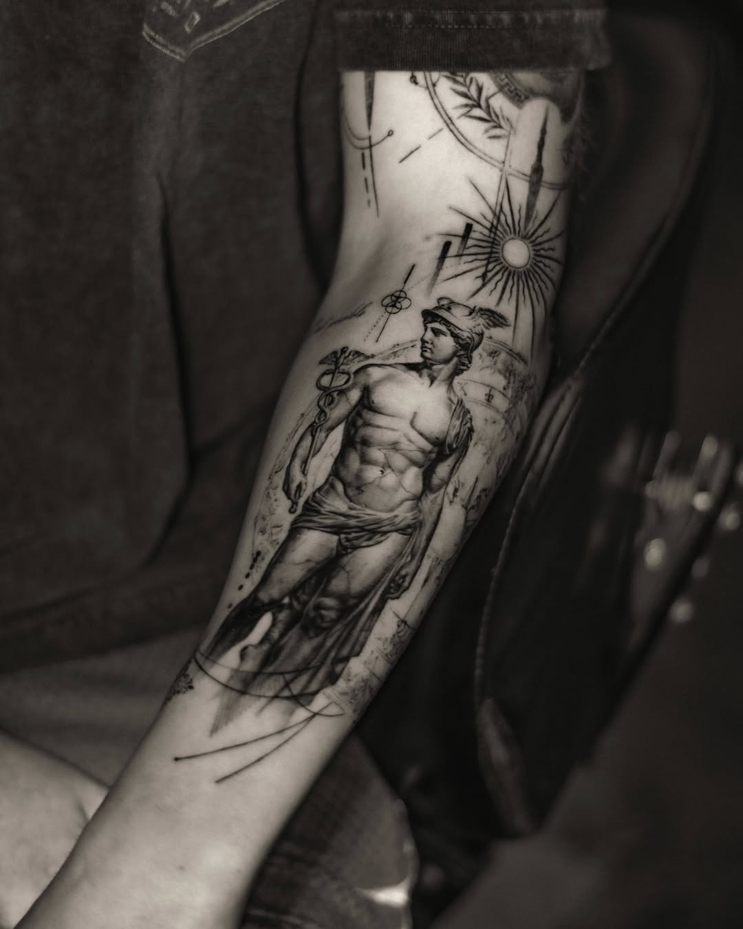 Tattoo by @ron.alvarez_tattoo — realism, black_and_grey