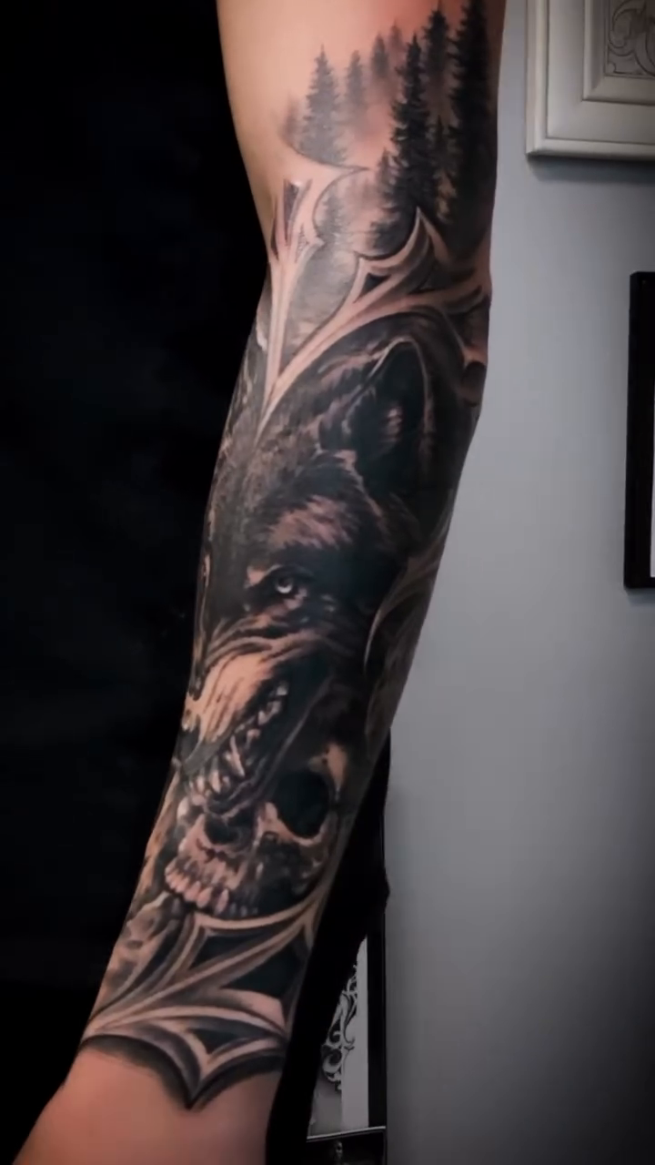 Tattoo by @young_sely — dark_realism, black_and_grey
