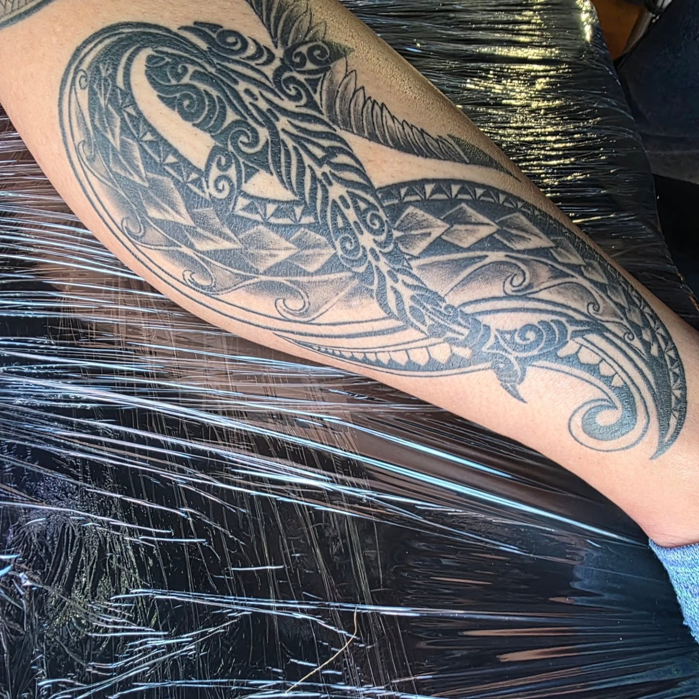 Tattoo by @bearthedemo — tribal