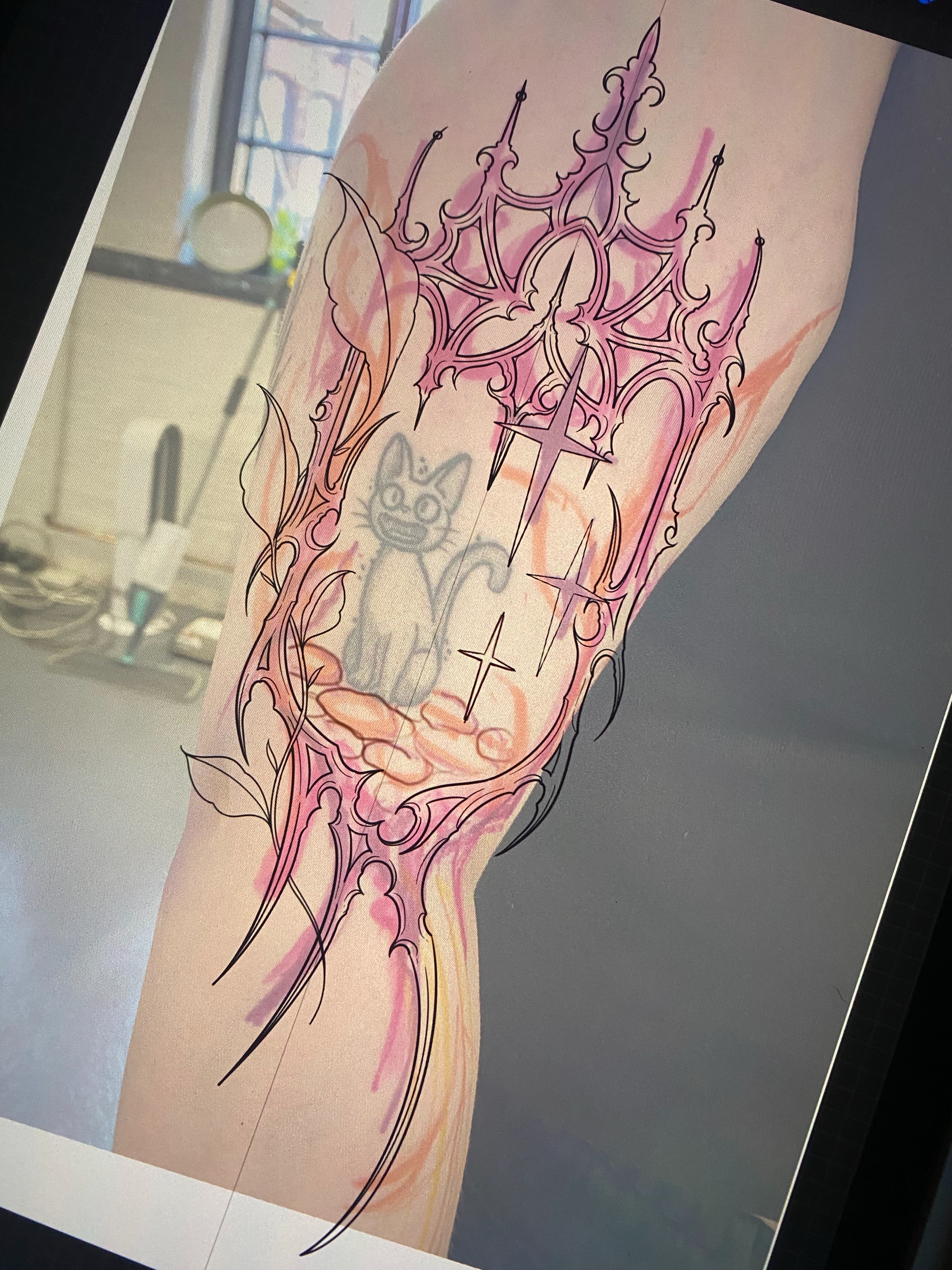 Tattoo by @annaxinks — ornamental, dotwork