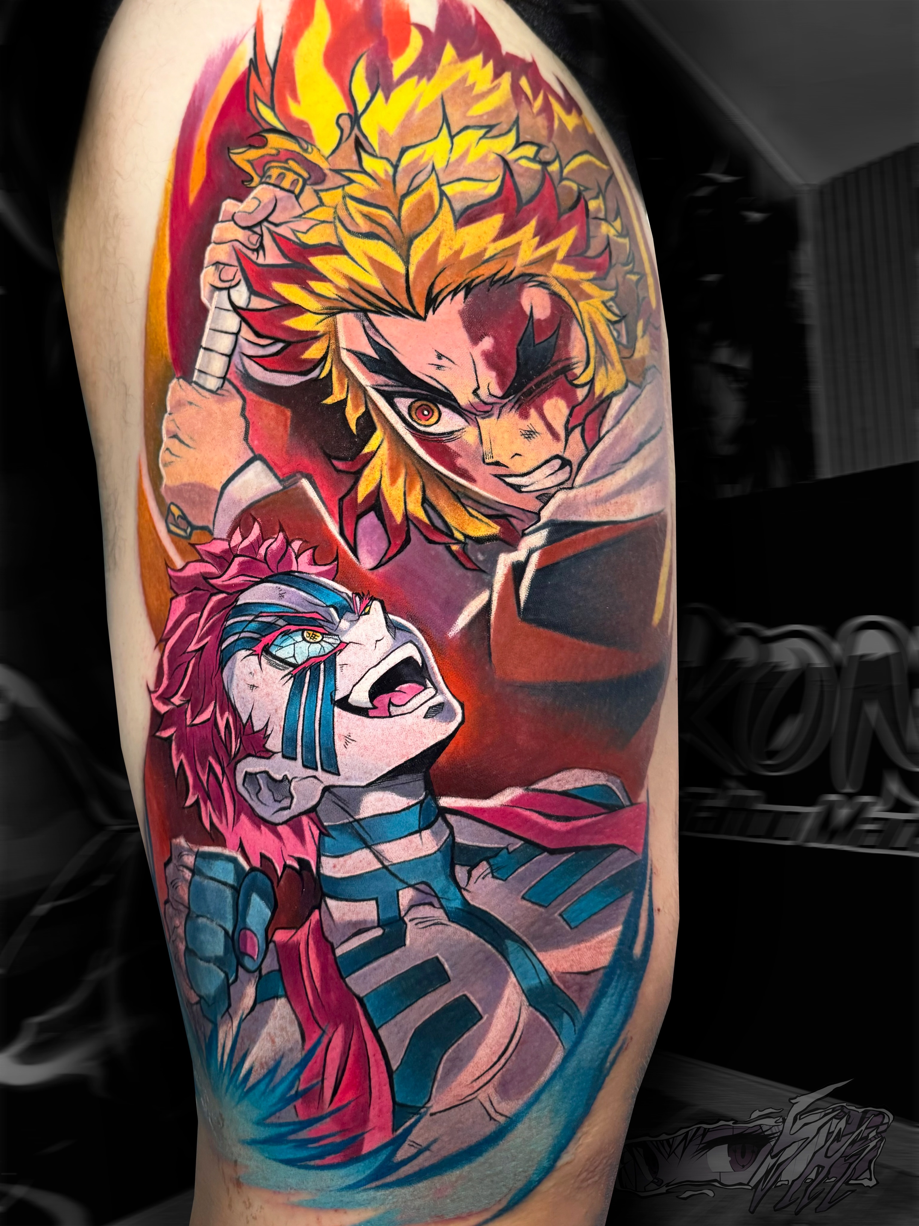 Tattoo by @ivanpelegrinmedina — anime