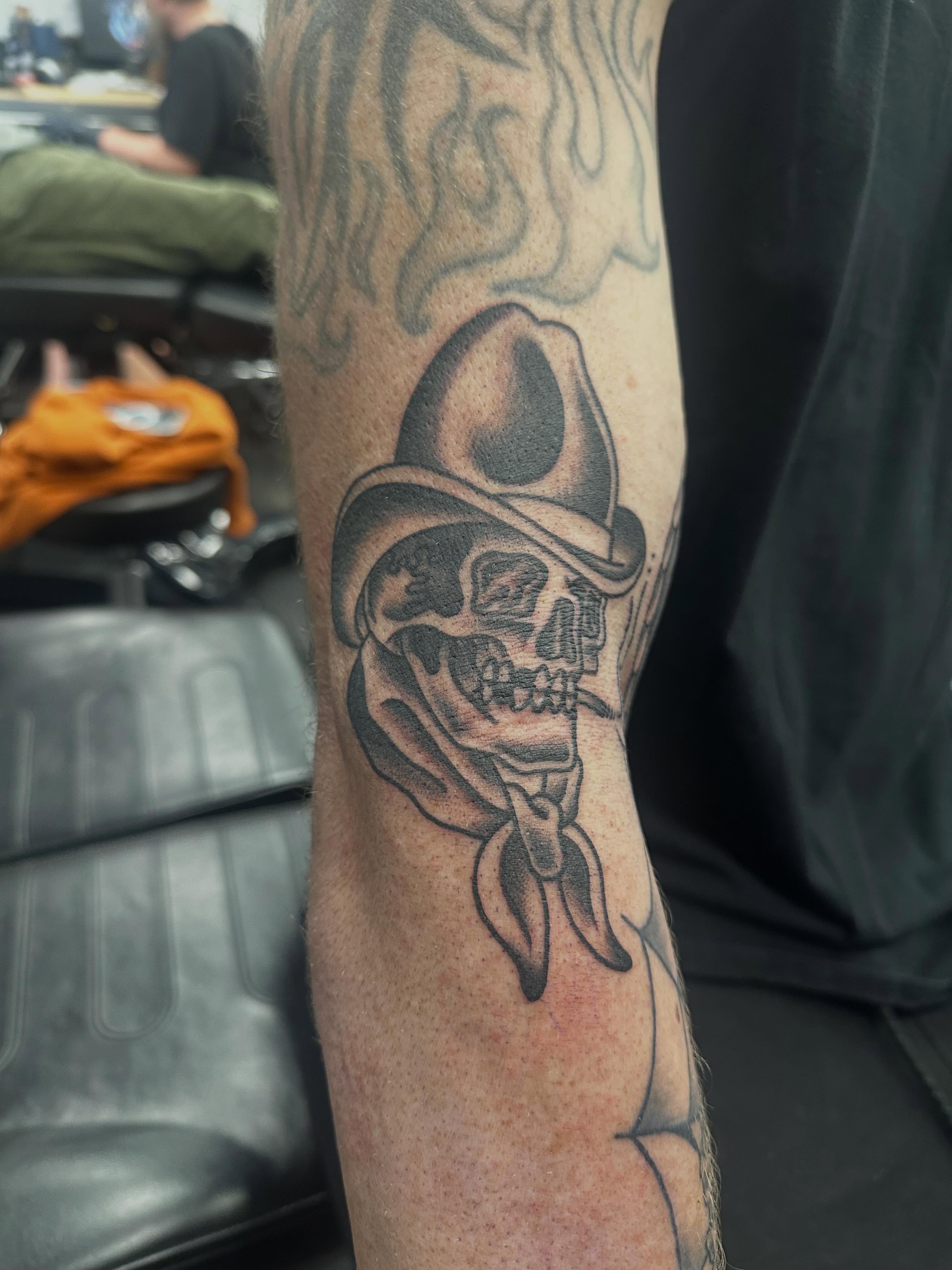 Tattoo by @shady_smith — black_and_grey
