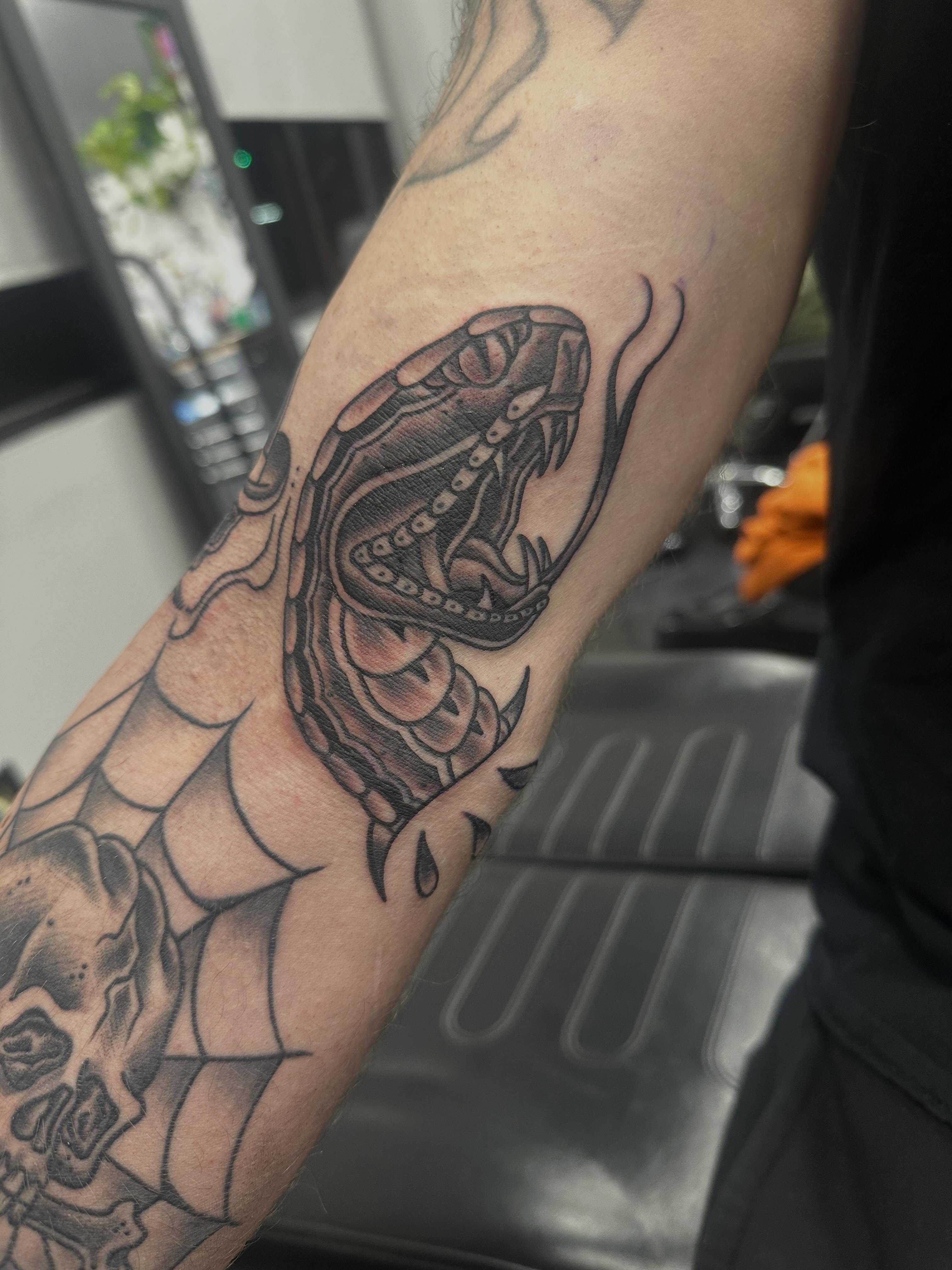 Tattoo by @shady_smith — black_and_grey