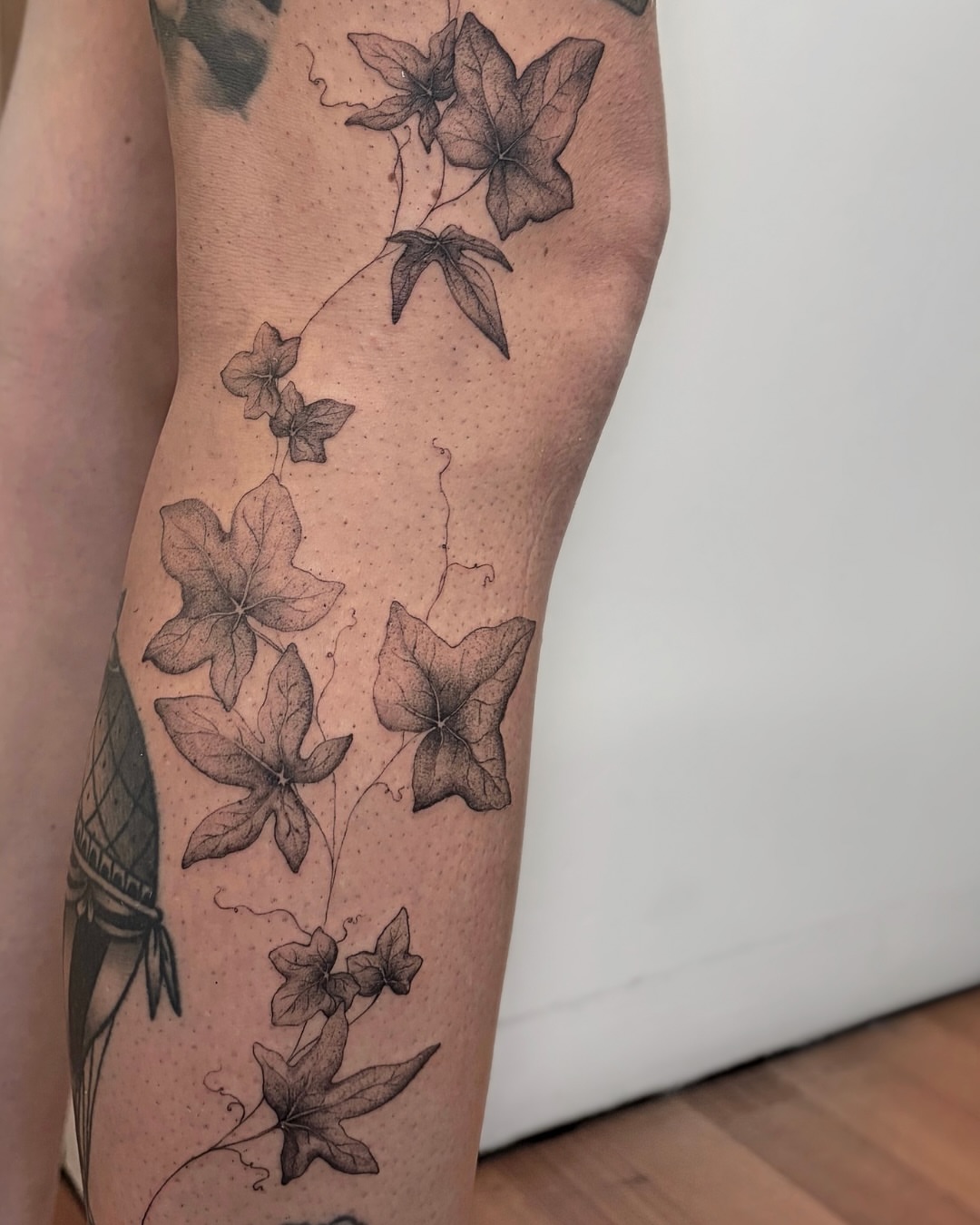 Tattoo by @art.byjaclyn — dotwork, black_and_grey