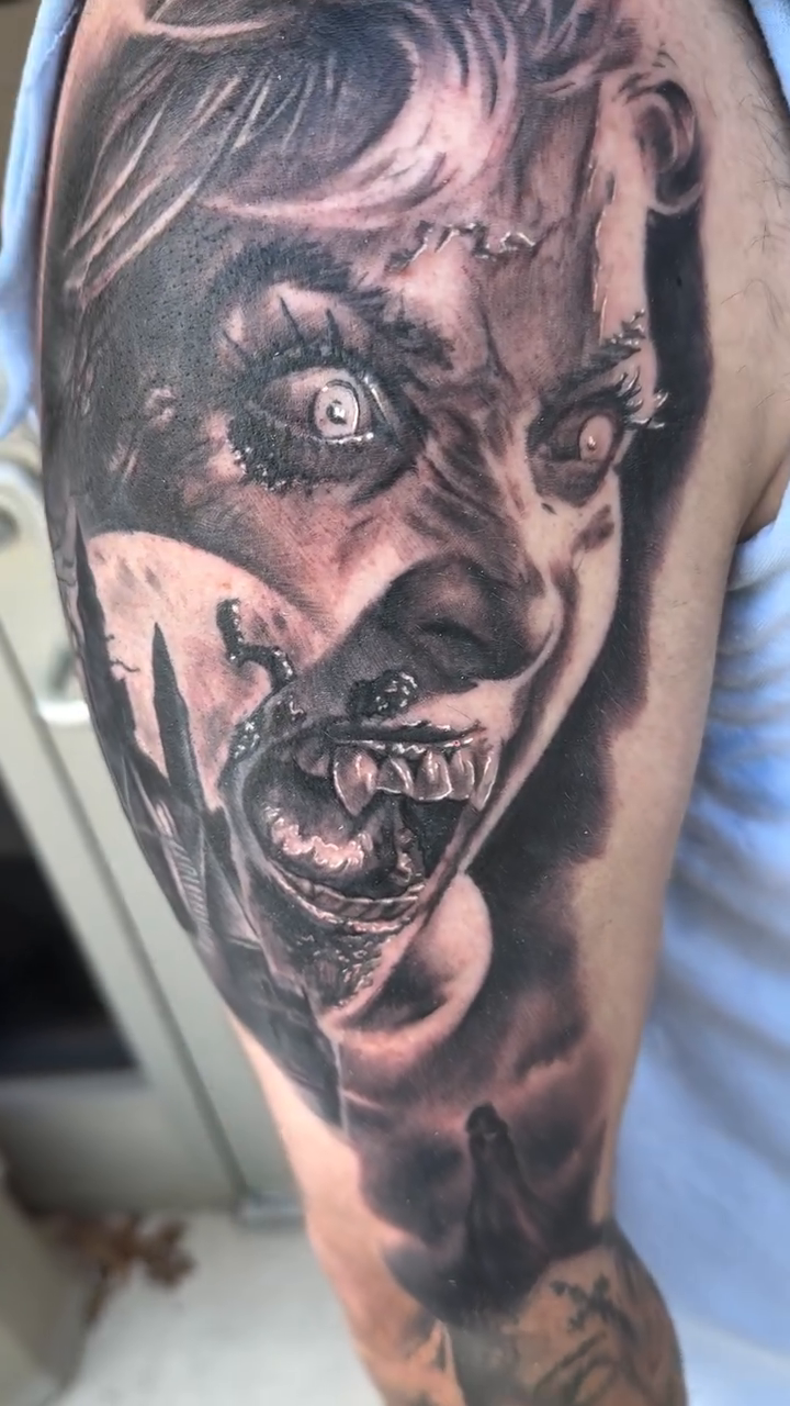 Tattoo by @stevebishov — realism, dark_realism