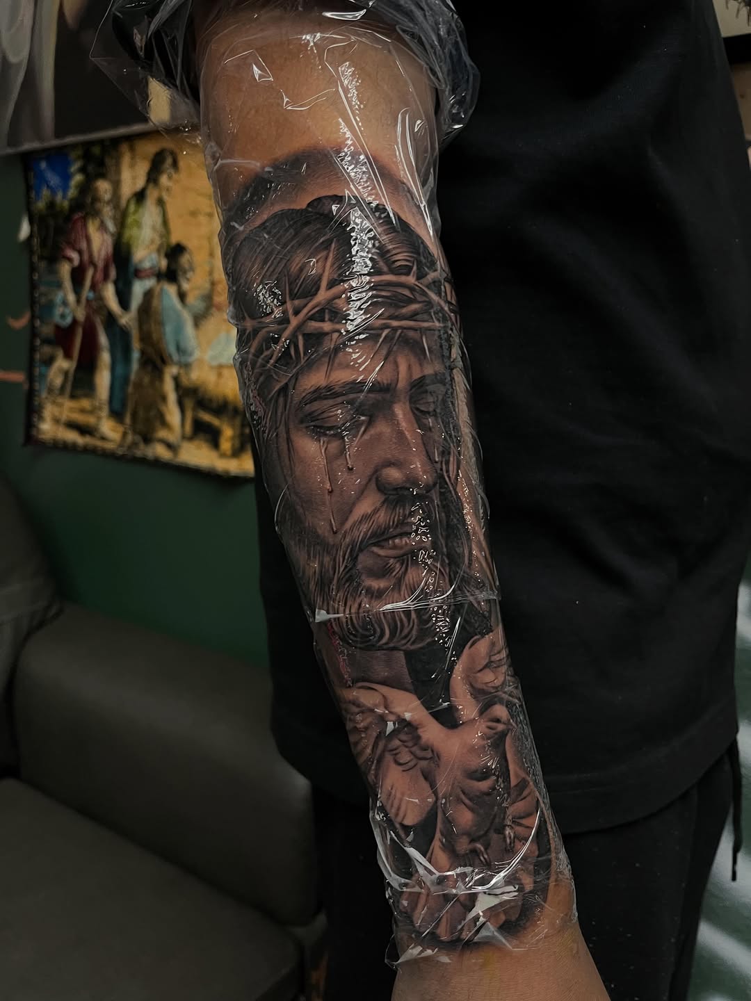 Realism tattoo on the forearm by Denver Tattoo Artist