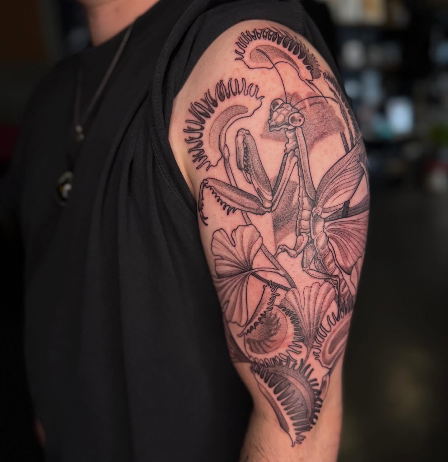 Tattoo by @stinkylizardtattoos — black_and_grey, realism