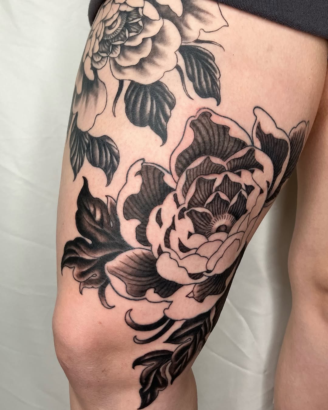 Tattoo by @huntermcginnis_ โ japanese_irezumi, black_and_grey