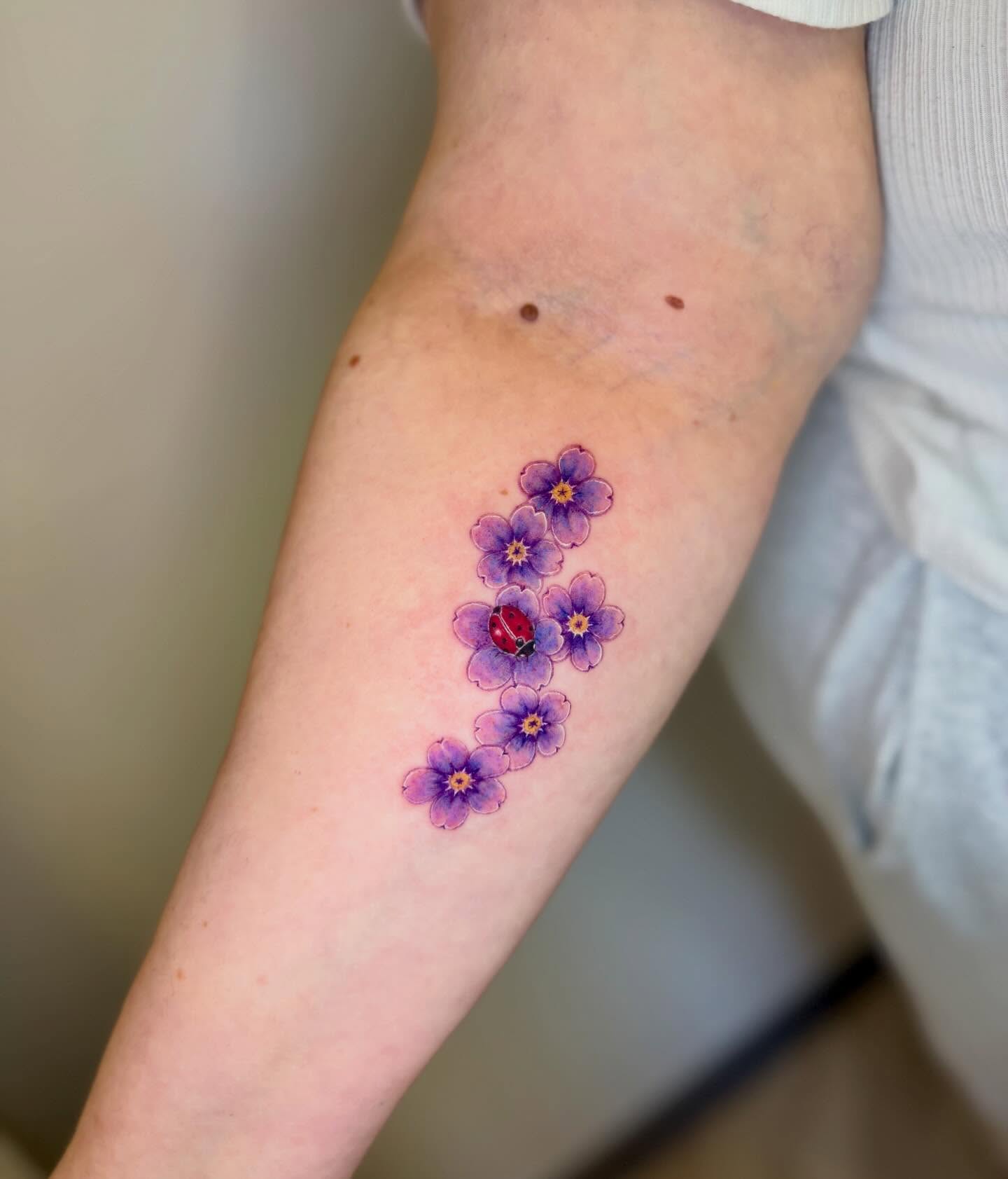 Tattoo by @catgirltattoo — watercolor