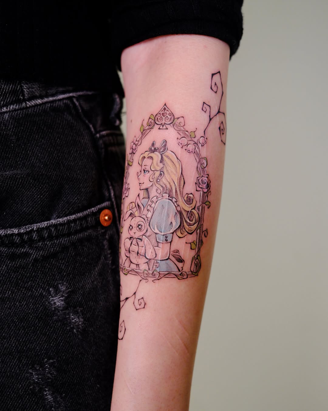 Tattoo by @lunarabbittattoo â anime, illustrative