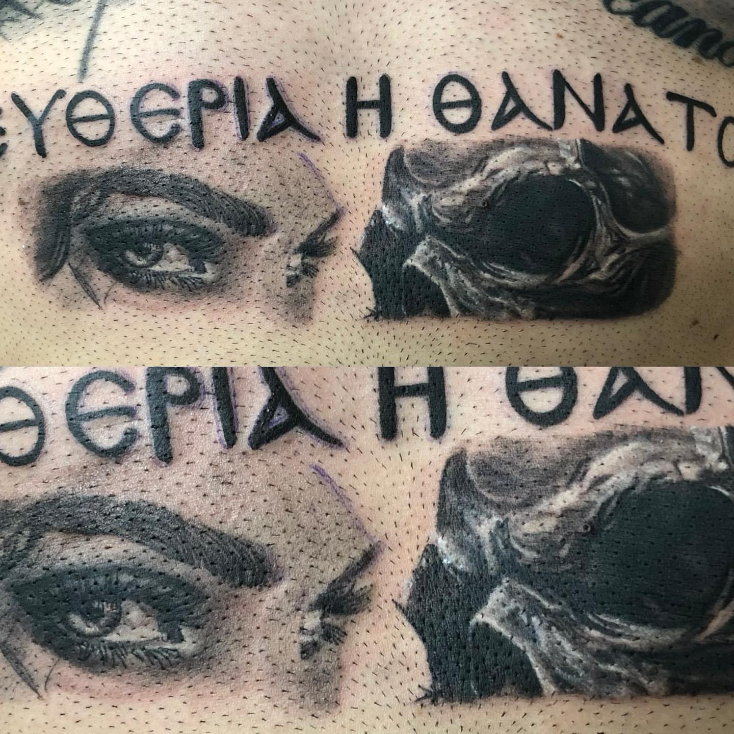 Tattoo by @babydolltats โ realism, dark_realism