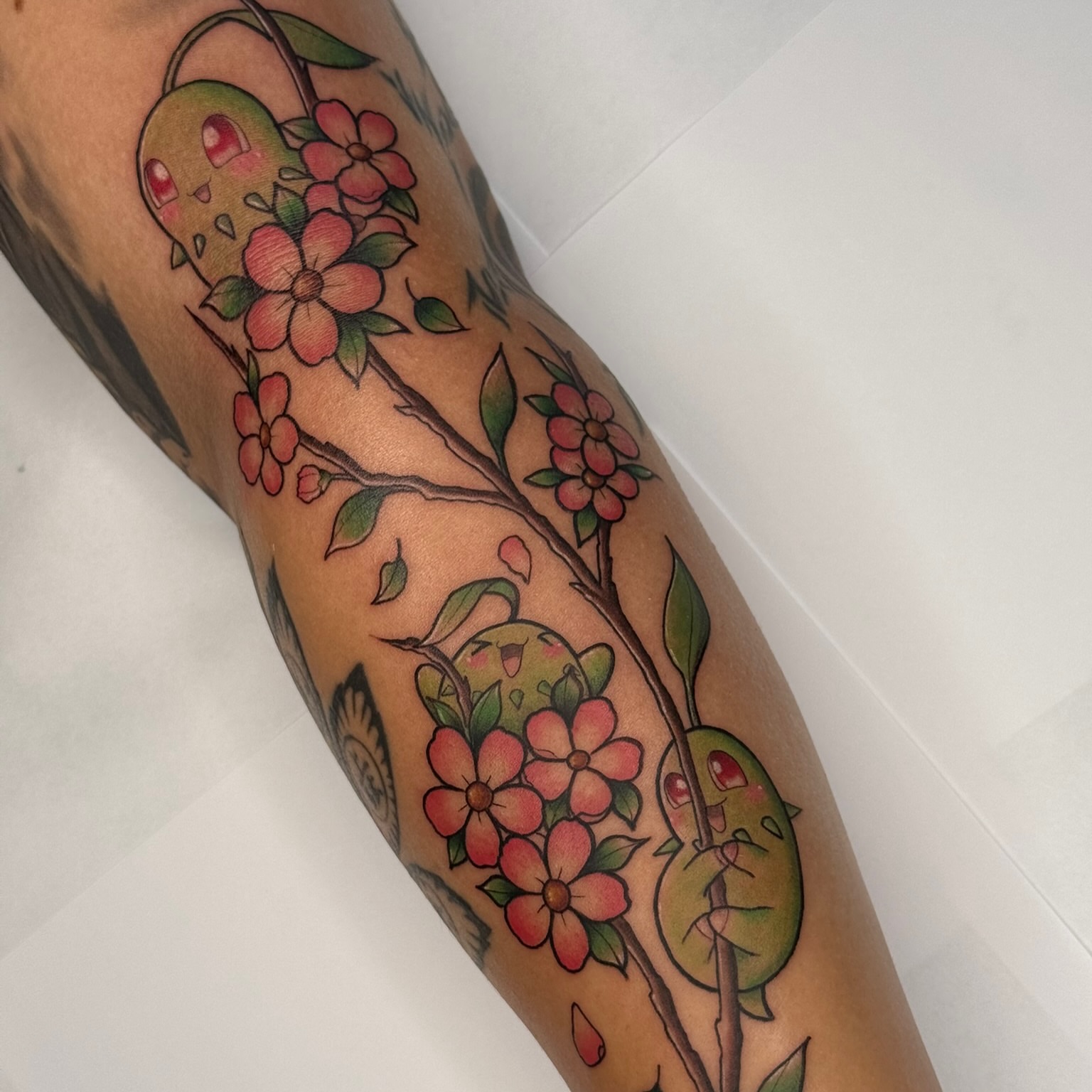 Tattoo by @roselutattoo β american_traditional, dotwork