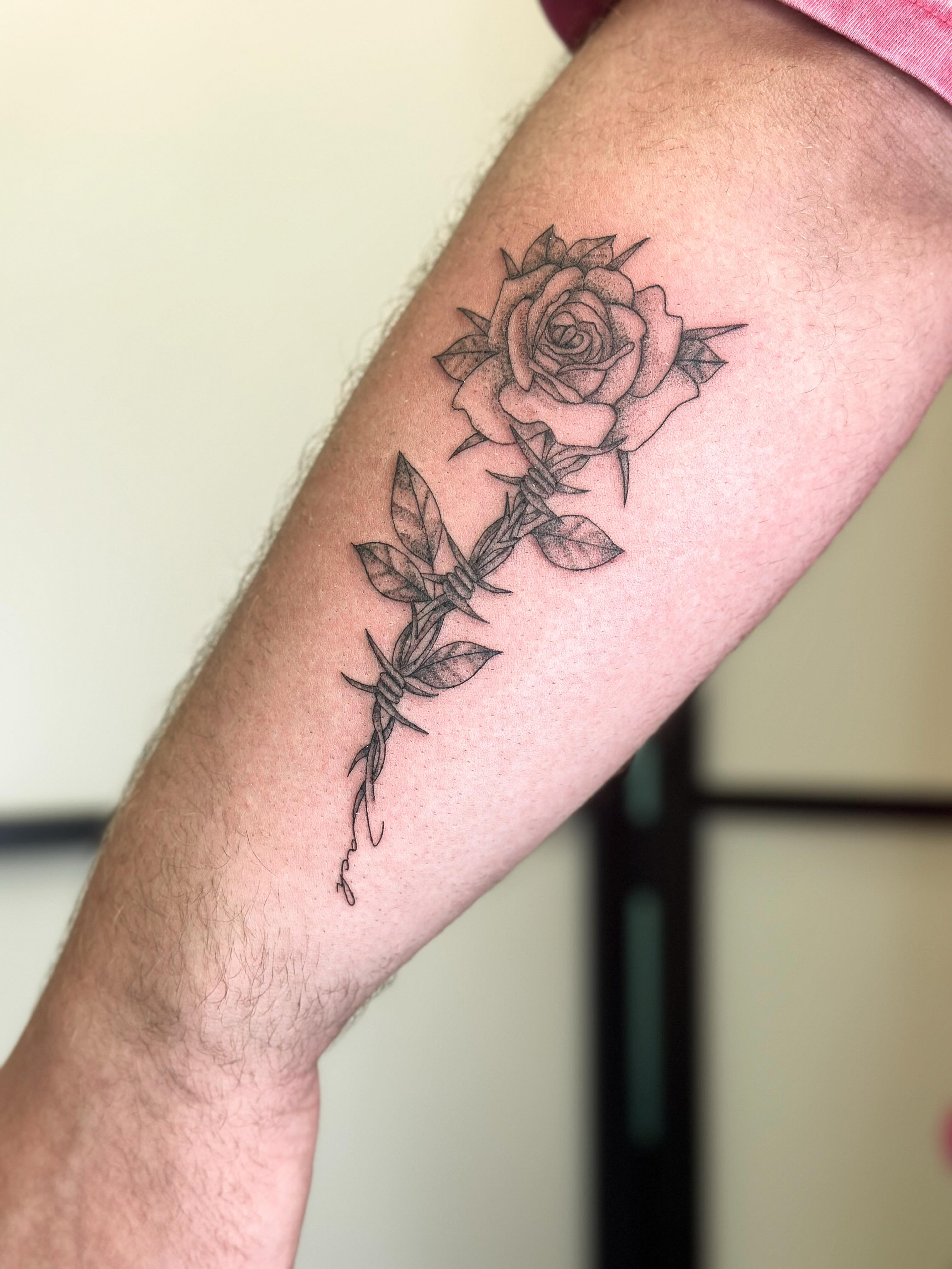 Tattoo by @kennartattoo — black_and_grey