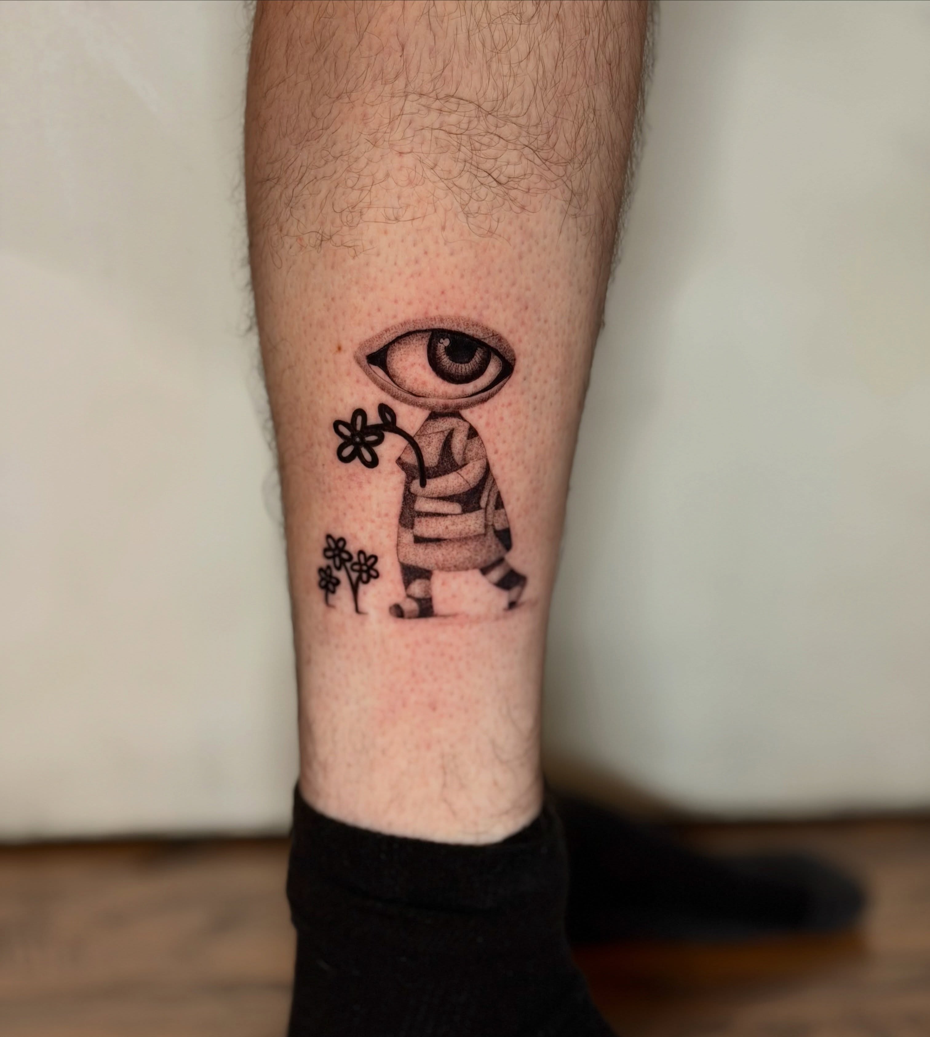 Tattoo by @inkbypiero — black_and_grey, realism