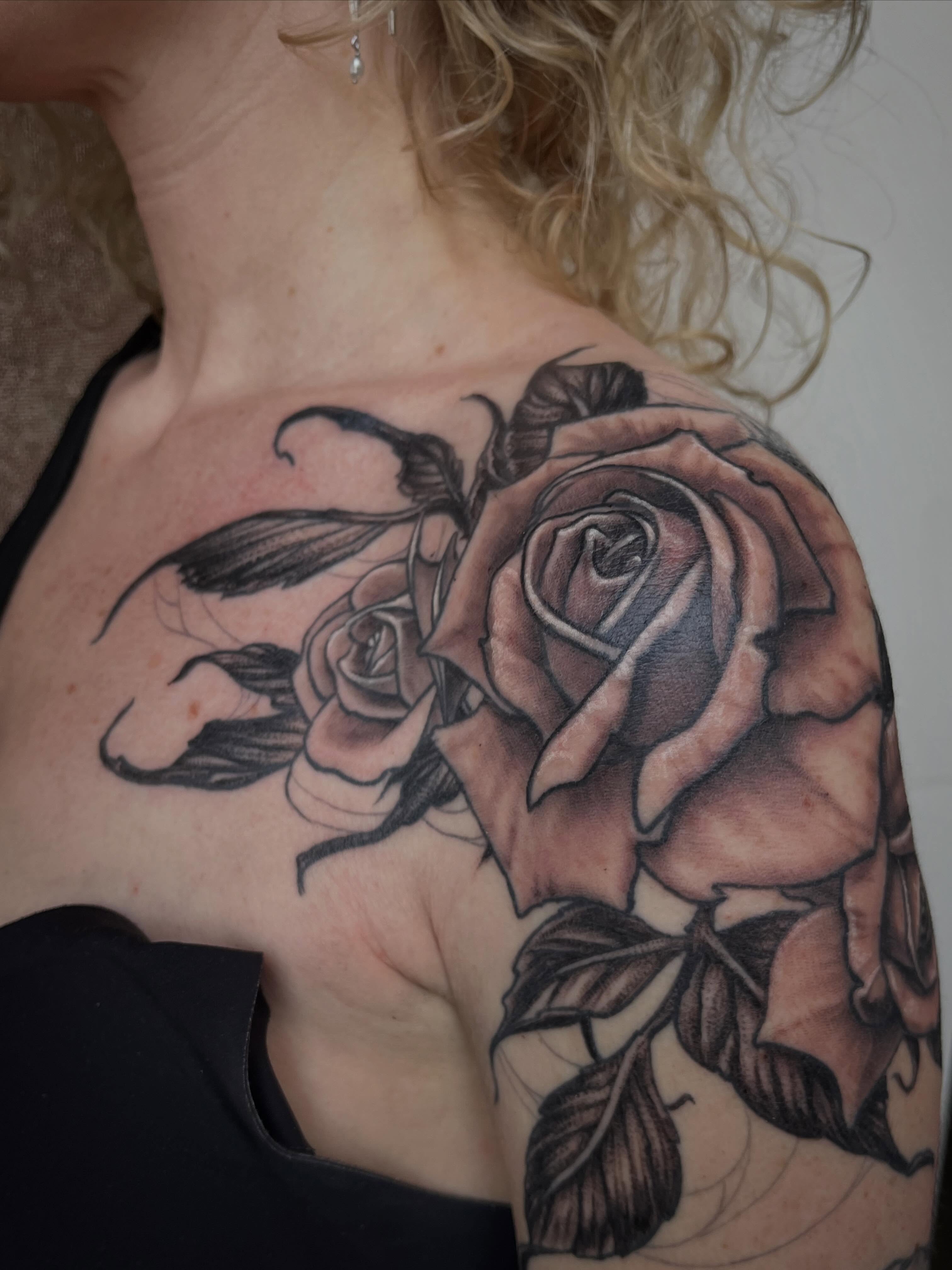 Tattoo by @evanmakesart — black_and_grey, realism
