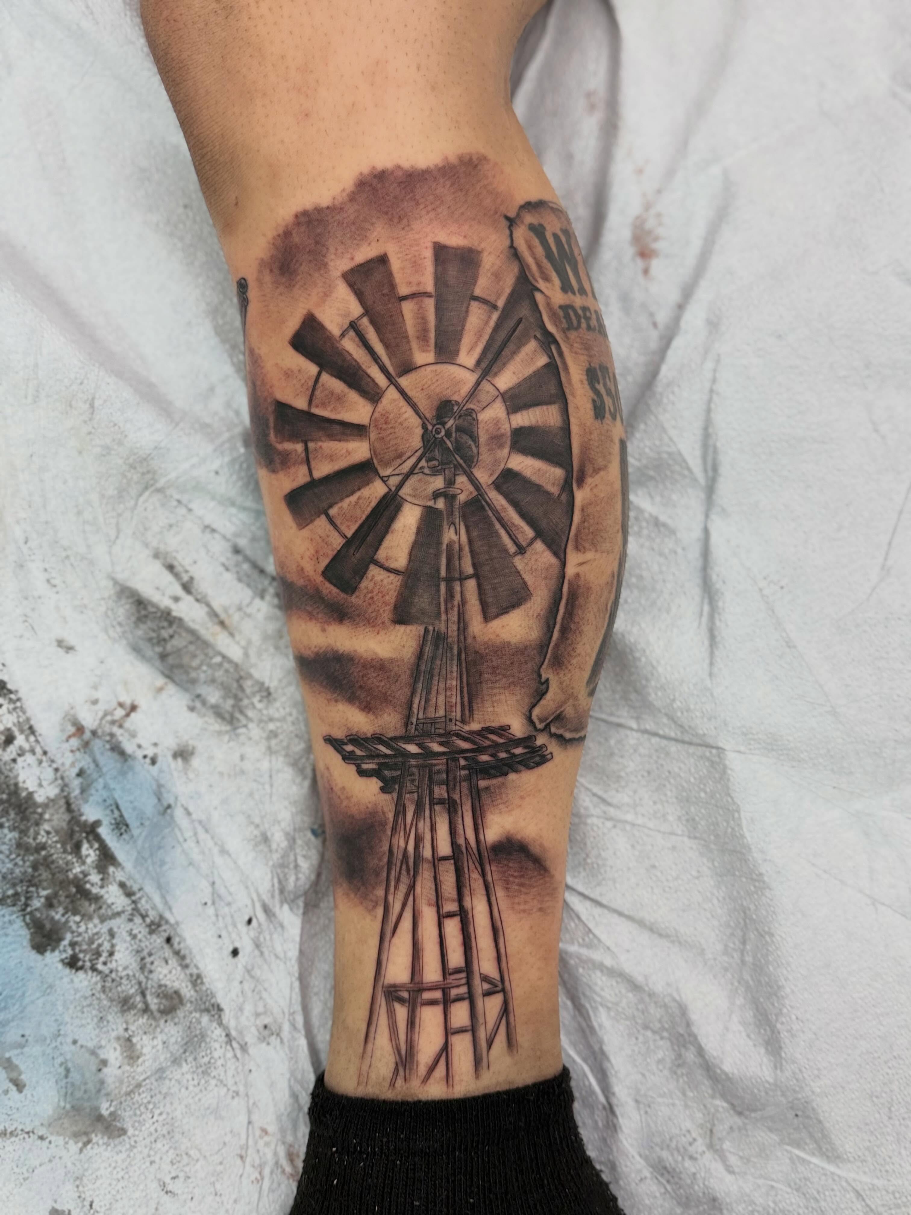 Tattoo by @tattoos_by_dustin — black_and_grey