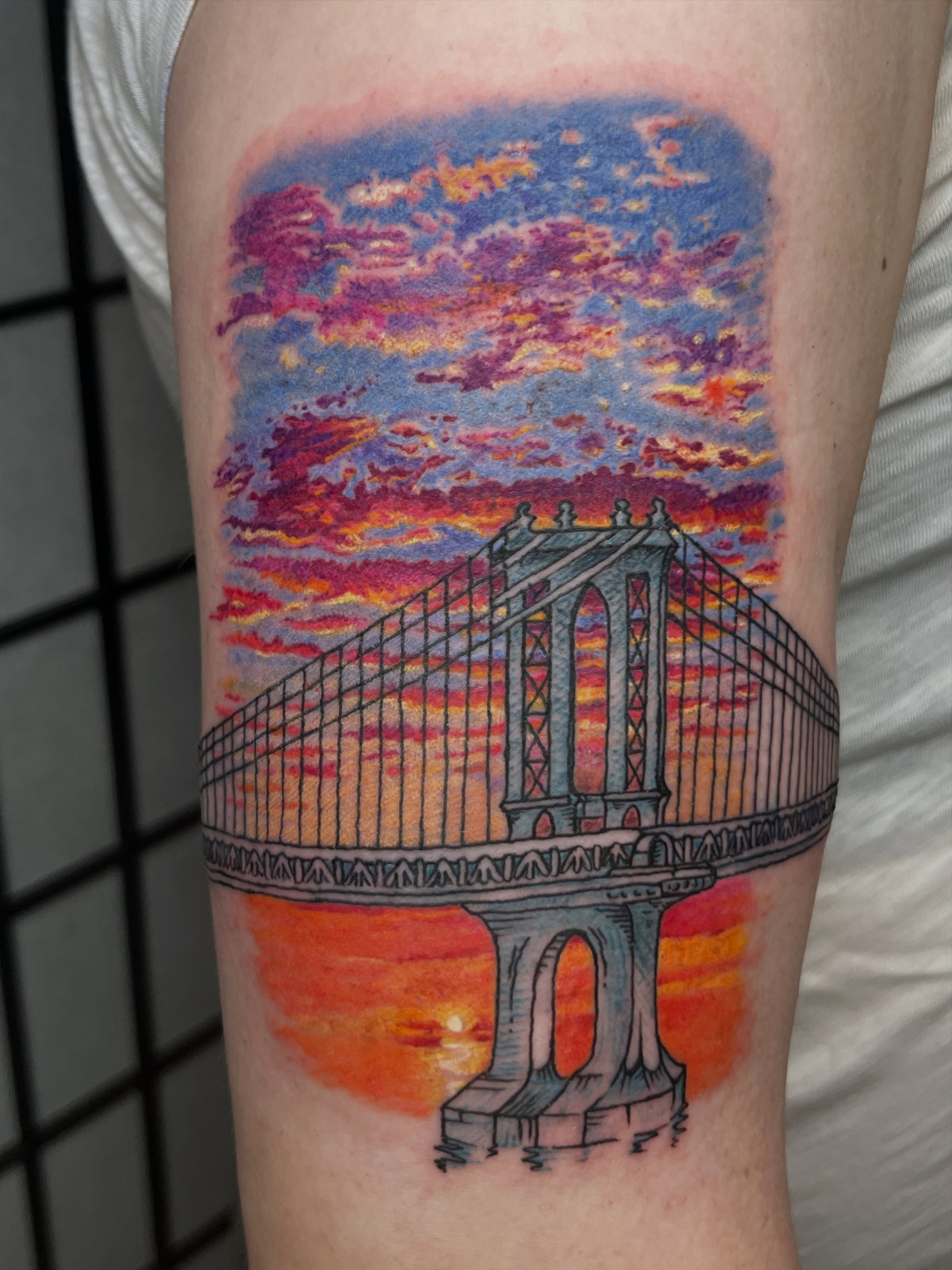 Tattoo by @battlekatgalactica — watercolor