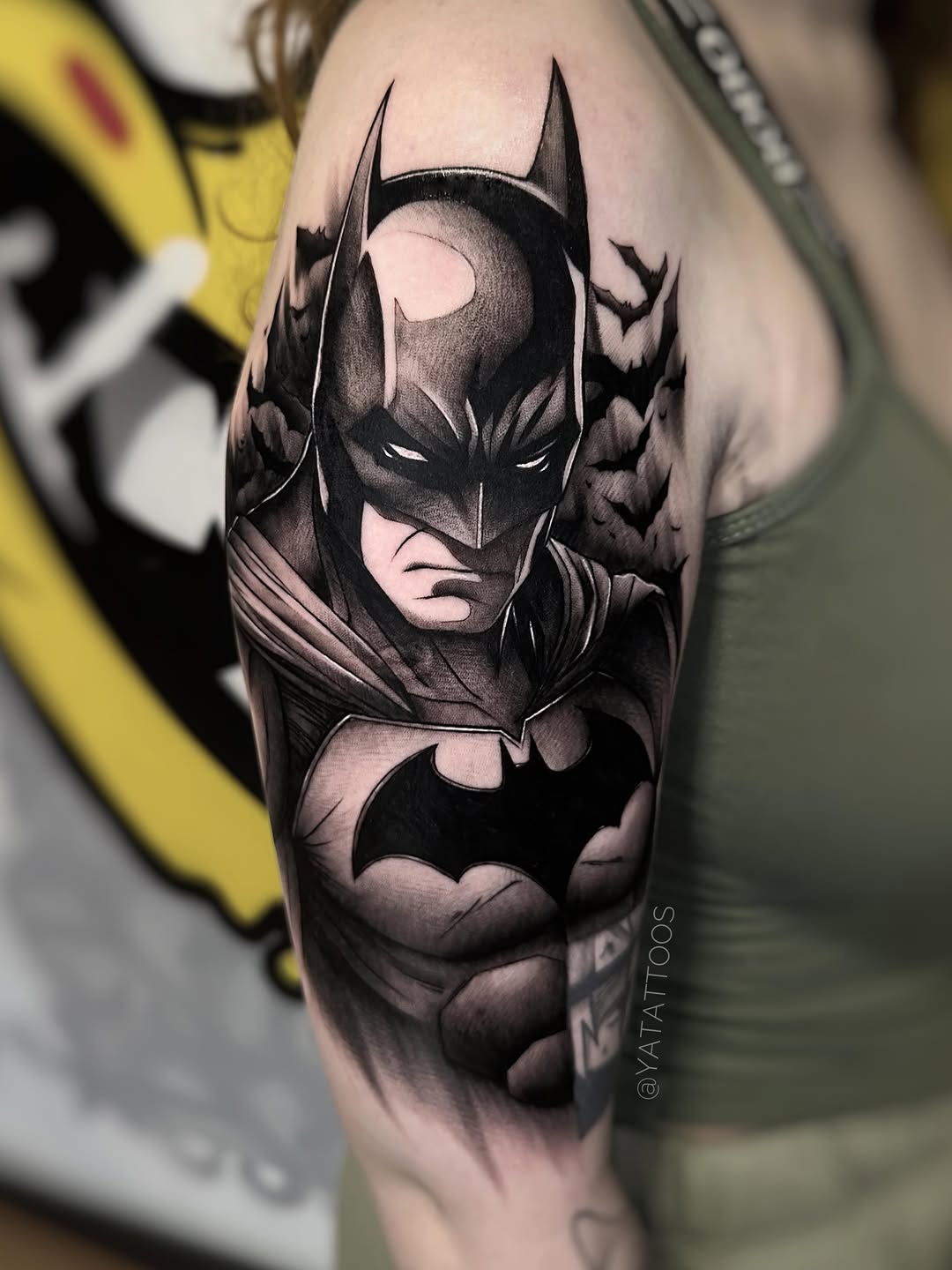 Tattoo by @yatattoos — black_and_grey, realism