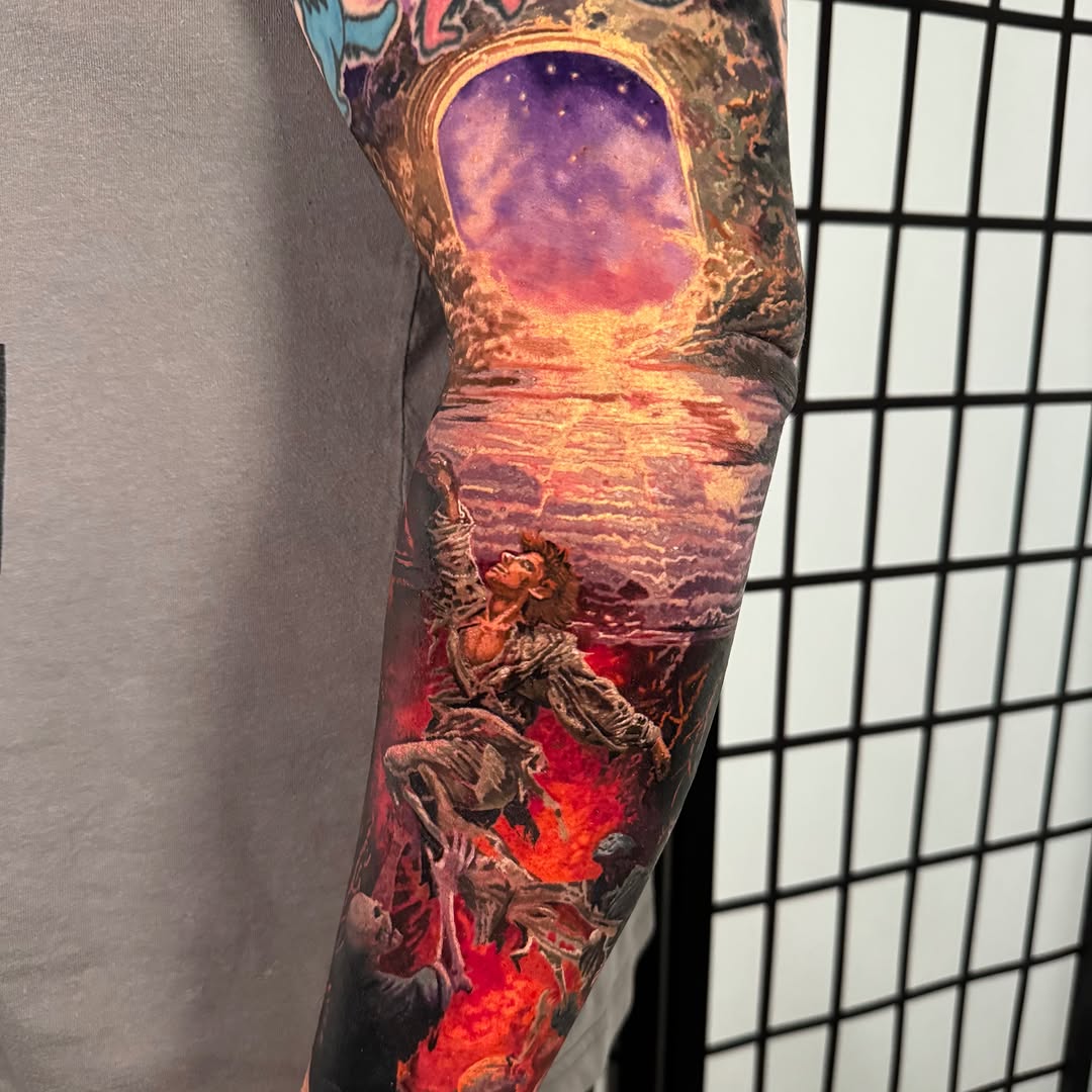 Tattoo by @calebwhitetattoos — realism, surrealism