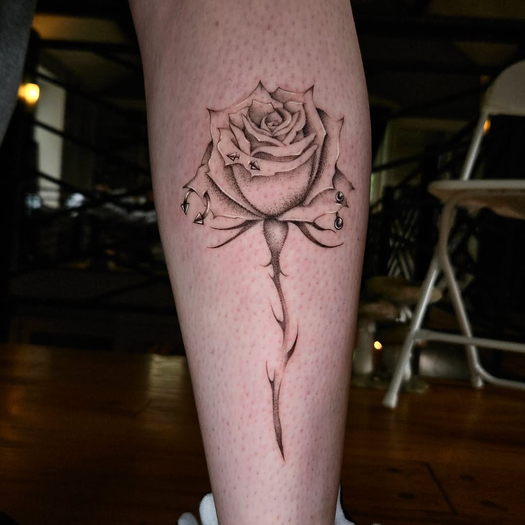 Tattoo by @courtlynblissink — black_and_grey, realism