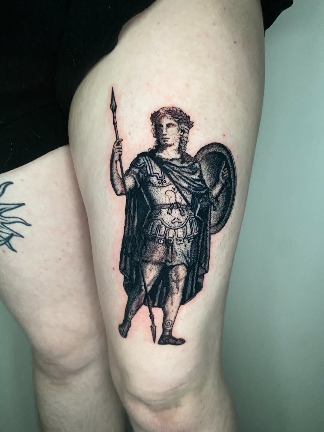 Tattoo by @leery.tattoos โ black_and_grey, realism