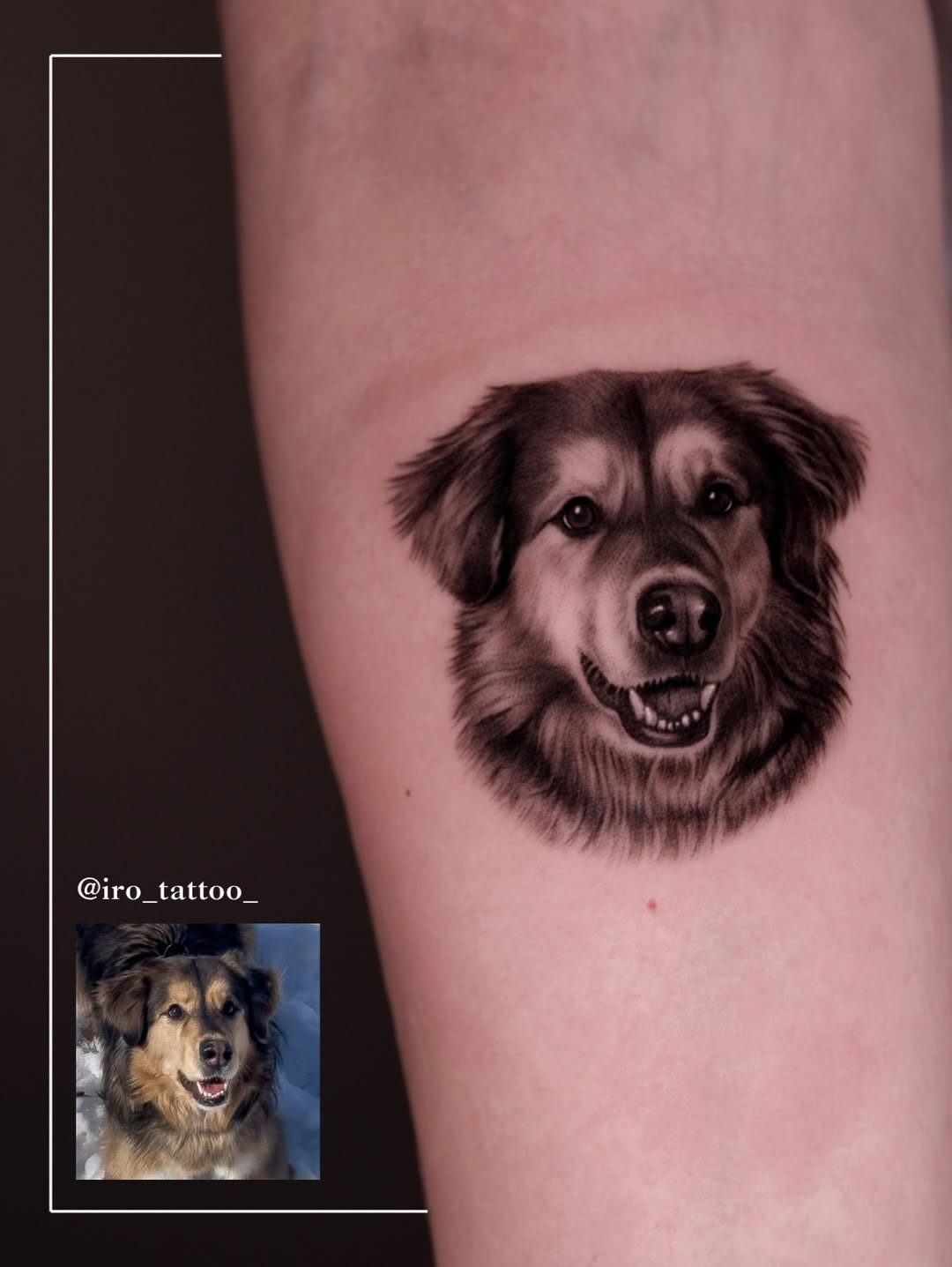 Tattoo by @iro_tattoo_ — realism, black_and_grey