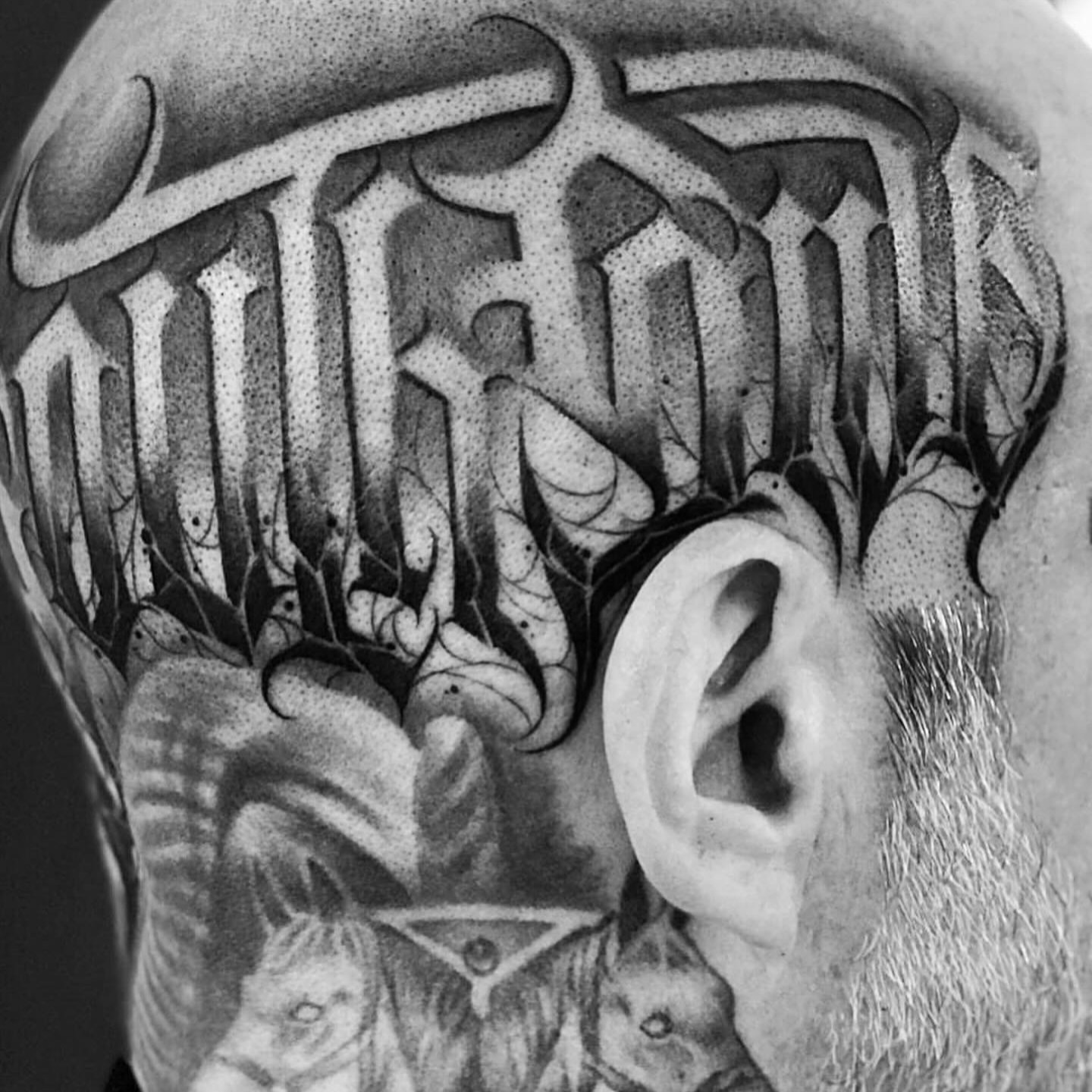 Tattoo by @paul_racks — dotwork