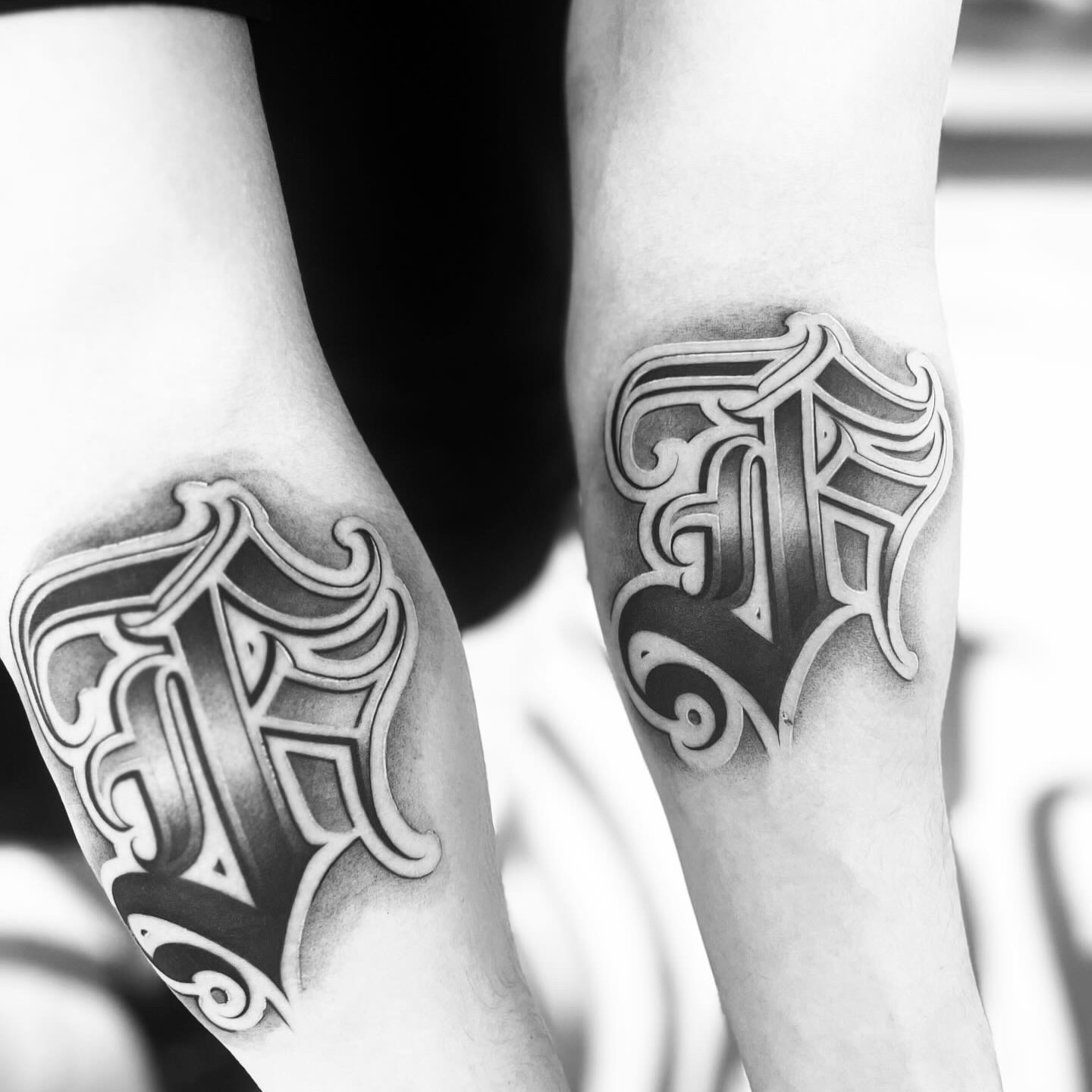 Tattoo by @paul_racks — black_and_grey, ornamental