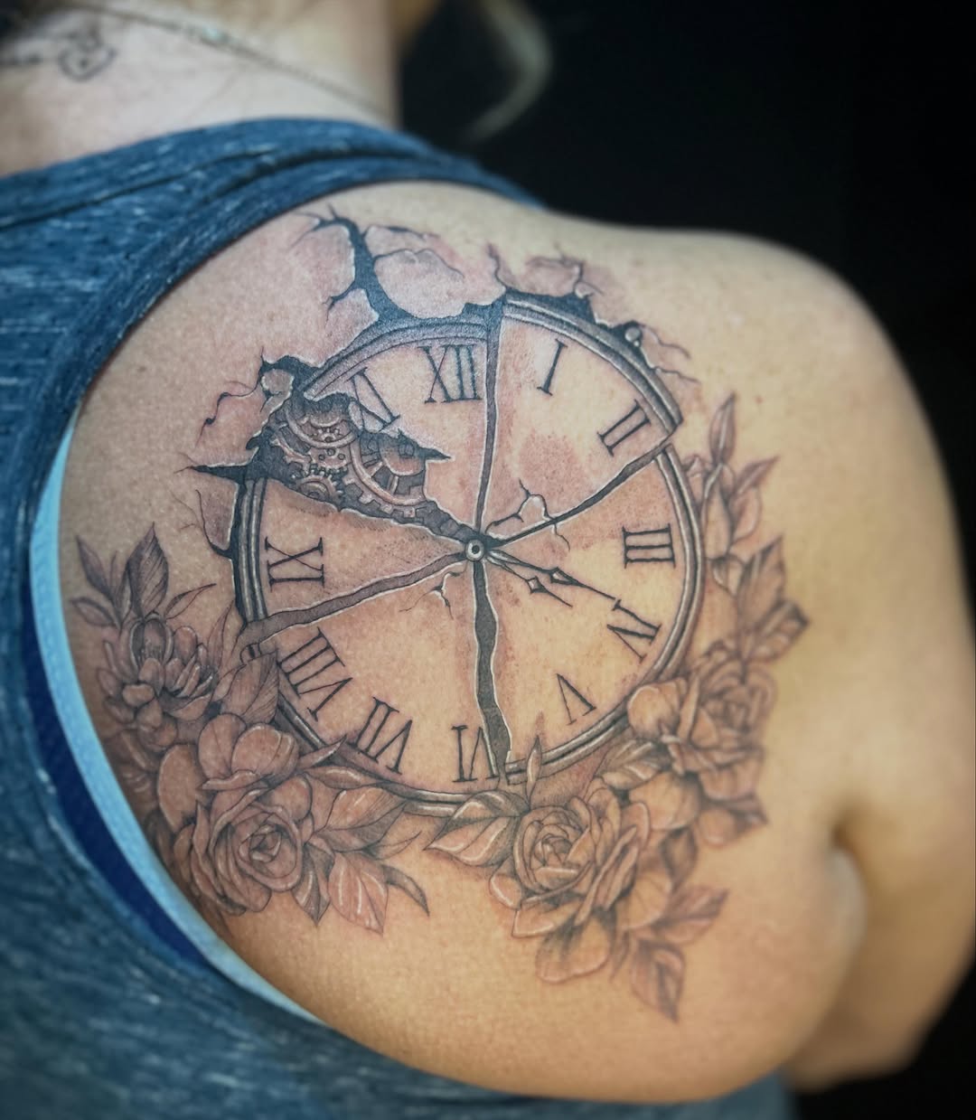 Tattoo by @theartistformerlyknownaslib — black_and_grey, realism