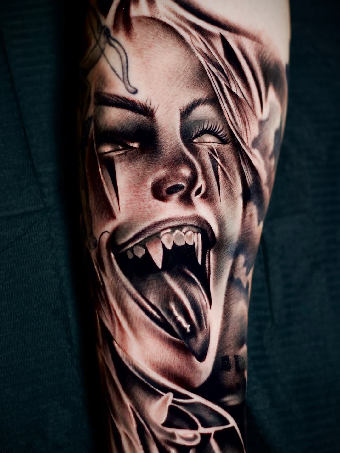 Tattoo by @botero_tattoo β realism, dark_realism