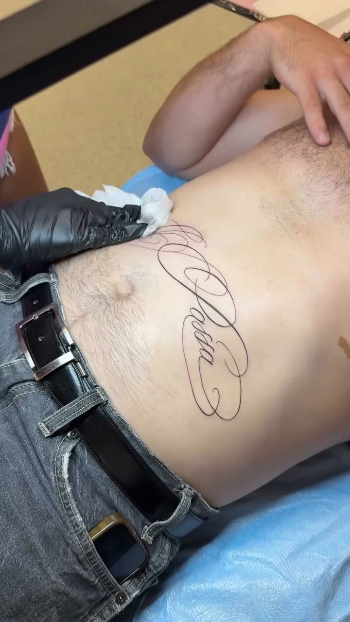 Tattoo by @gimilt.tattoos — lettering_script